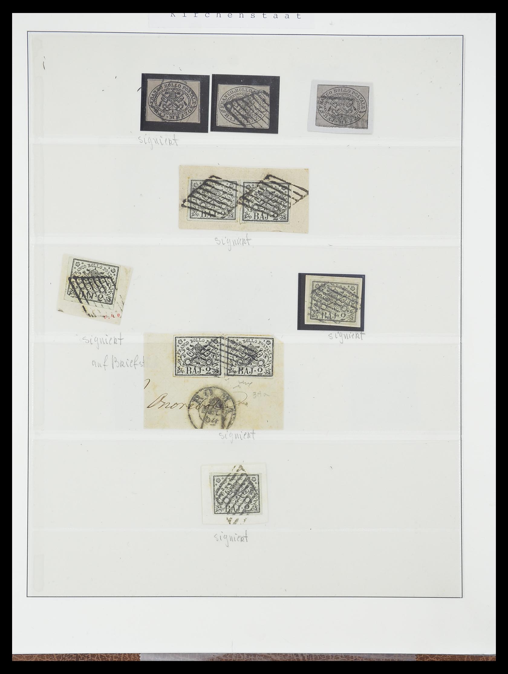 33621 001 - Postzegelverzameling 33621 Italiaanse Staten supercollectie 1851-1868