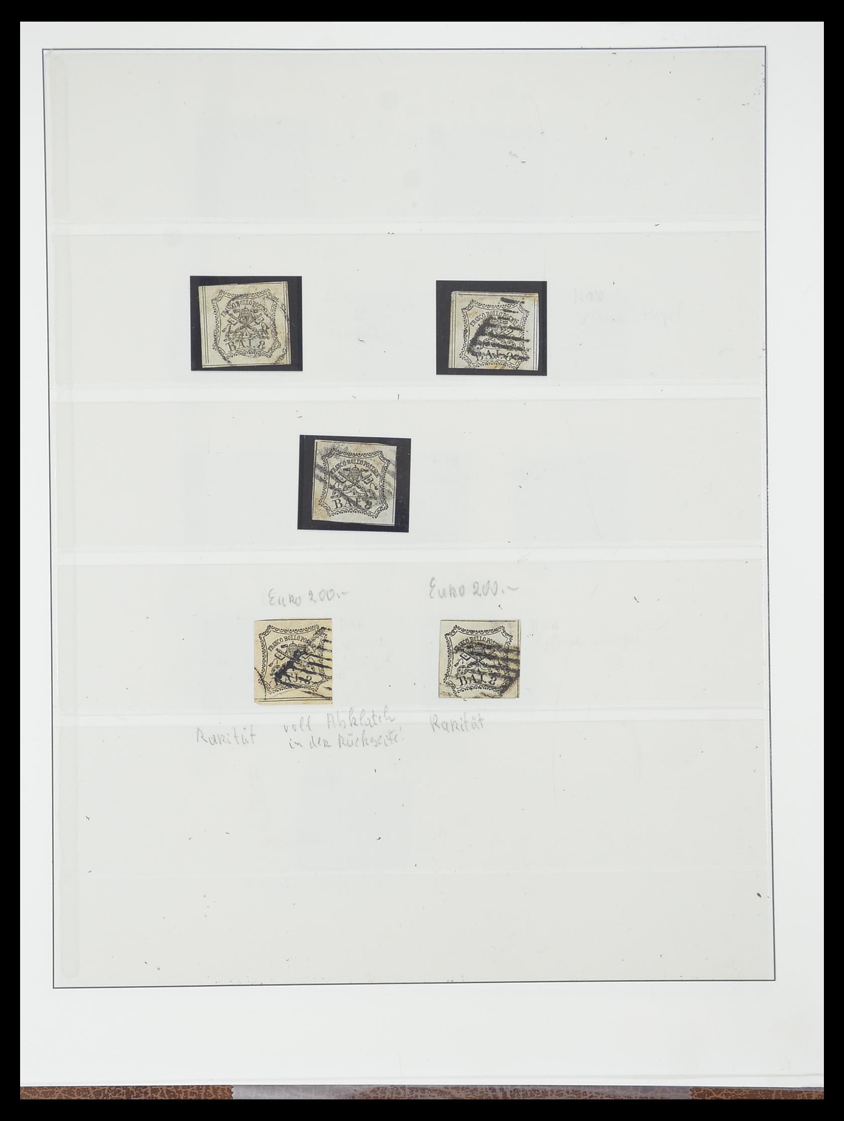 33621 003 - Stamp collection 33621 Italian States supercollection 1851-1868.