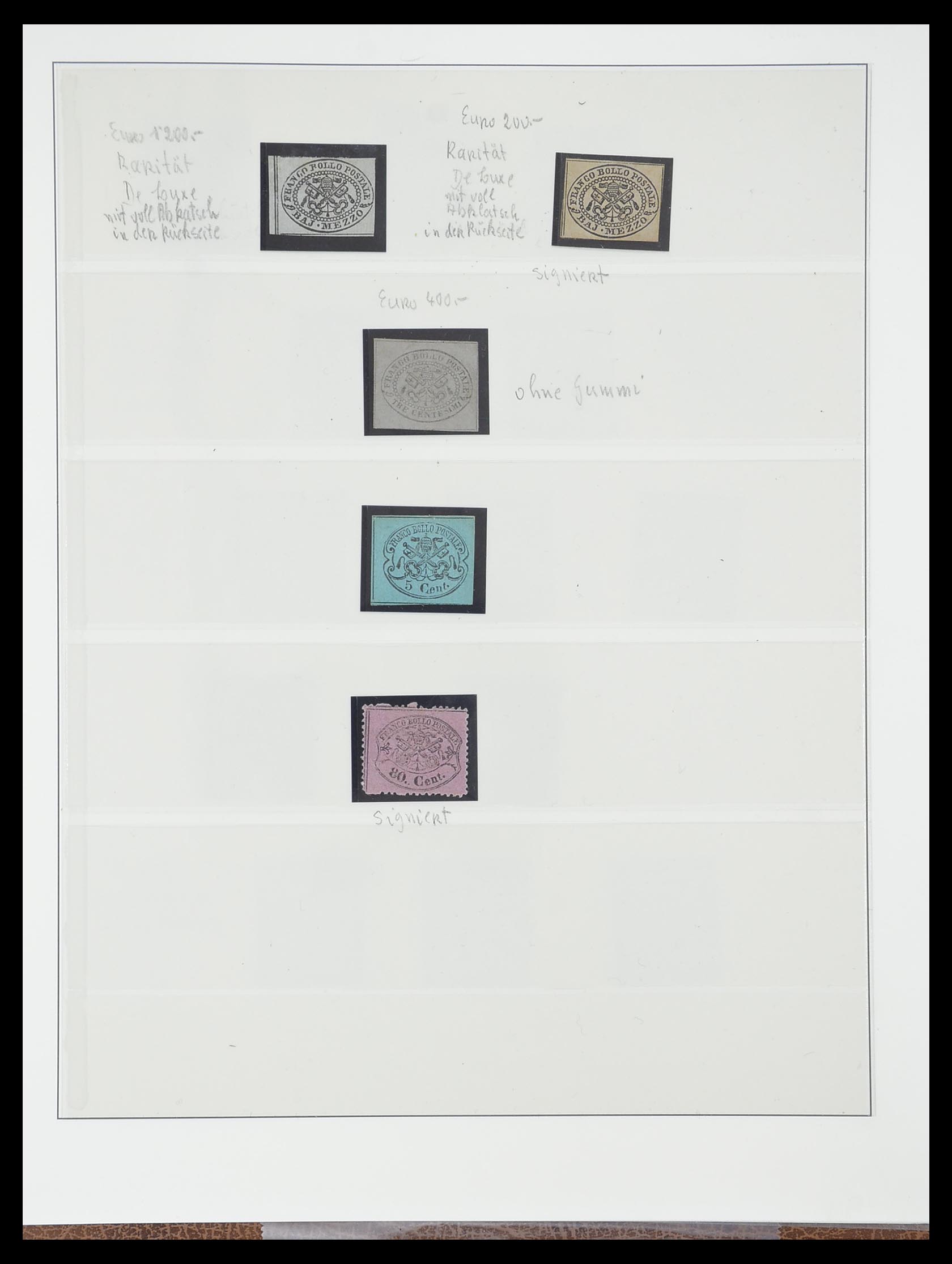 33621 005 - Postzegelverzameling 33621 Italiaanse Staten supercollectie 1851-1868