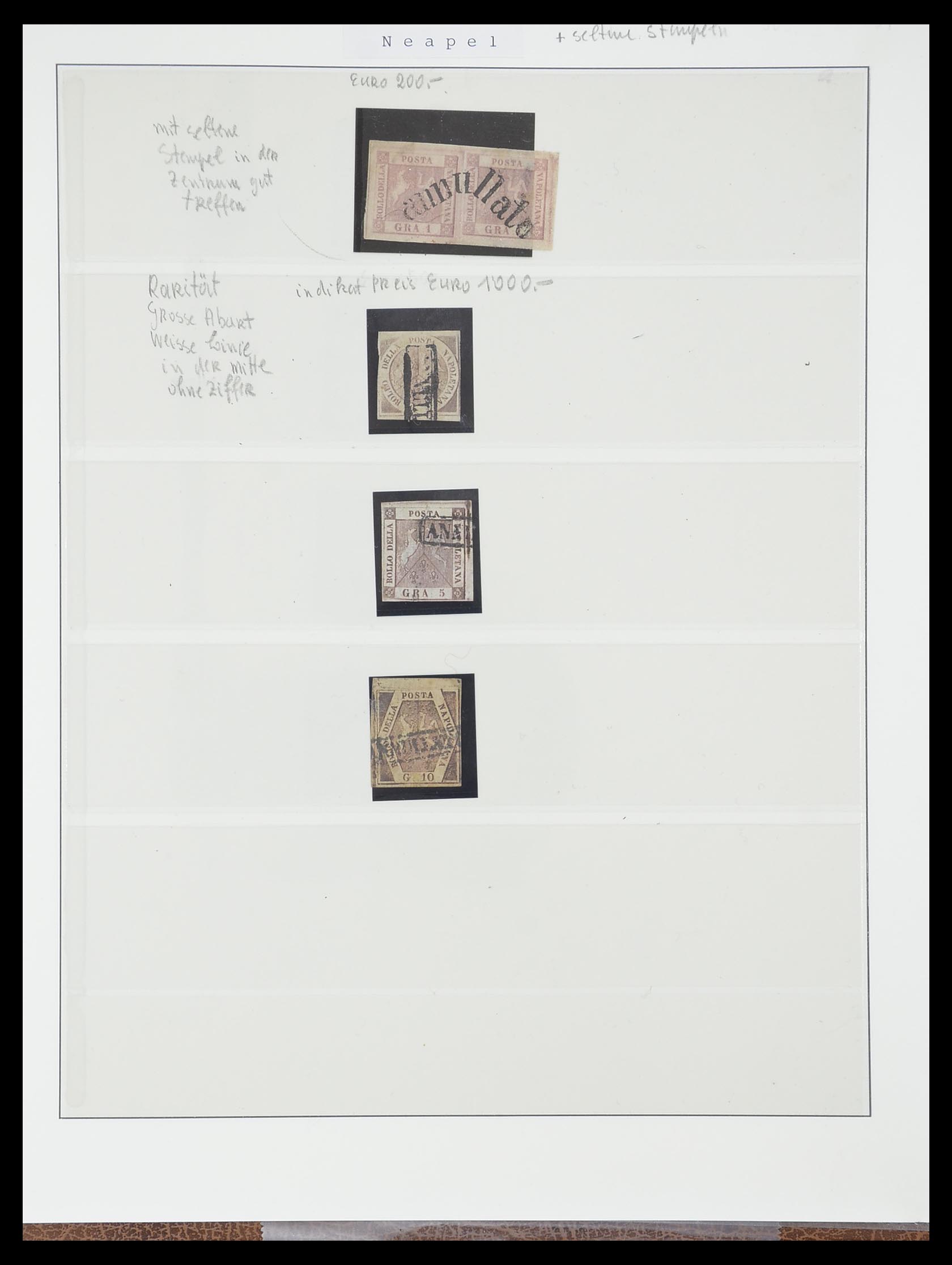 33621 008 - Postzegelverzameling 33621 Italiaanse Staten supercollectie 1851-1868