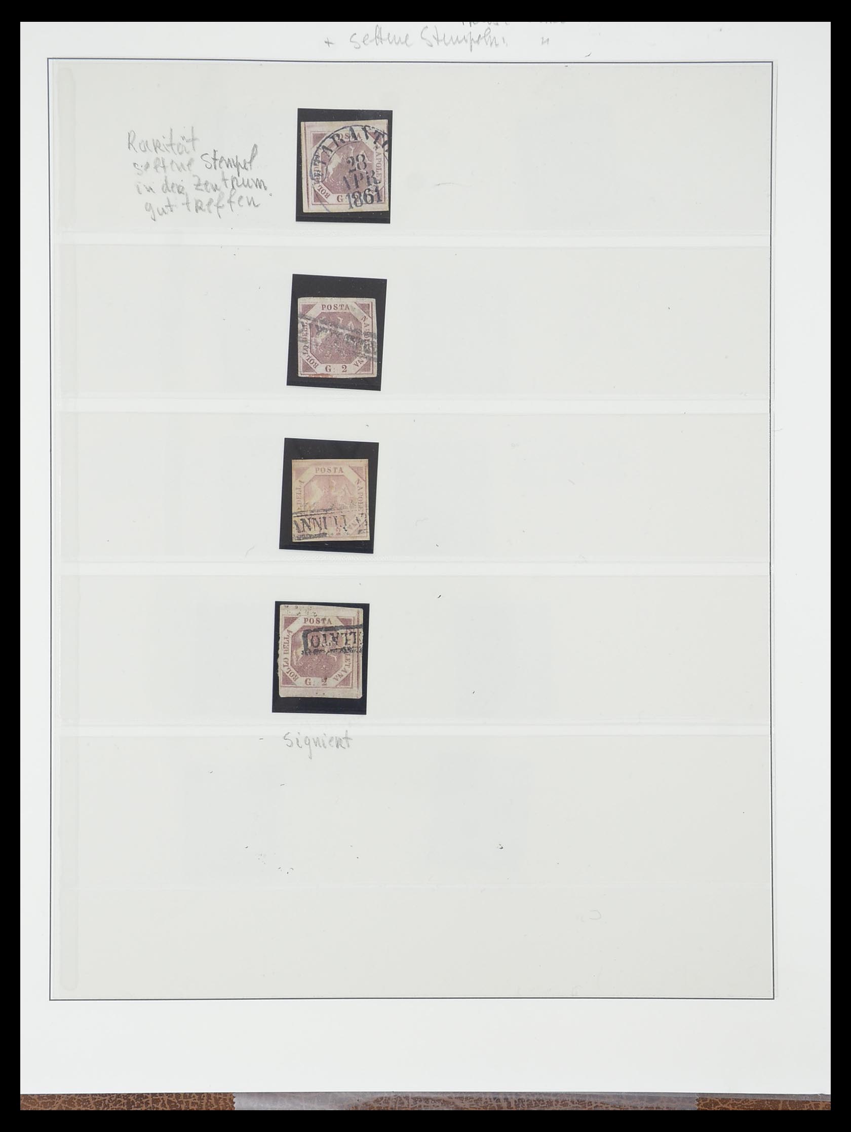 33621 009 - Postzegelverzameling 33621 Italiaanse Staten supercollectie 1851-1868