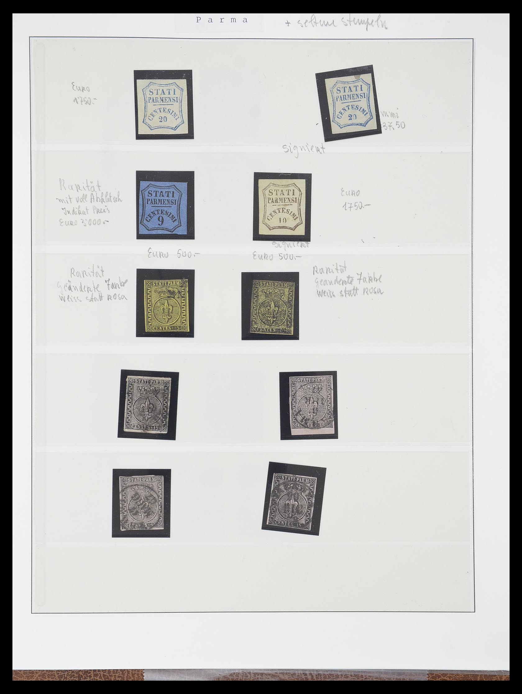 33621 010 - Postzegelverzameling 33621 Italiaanse Staten supercollectie 1851-1868