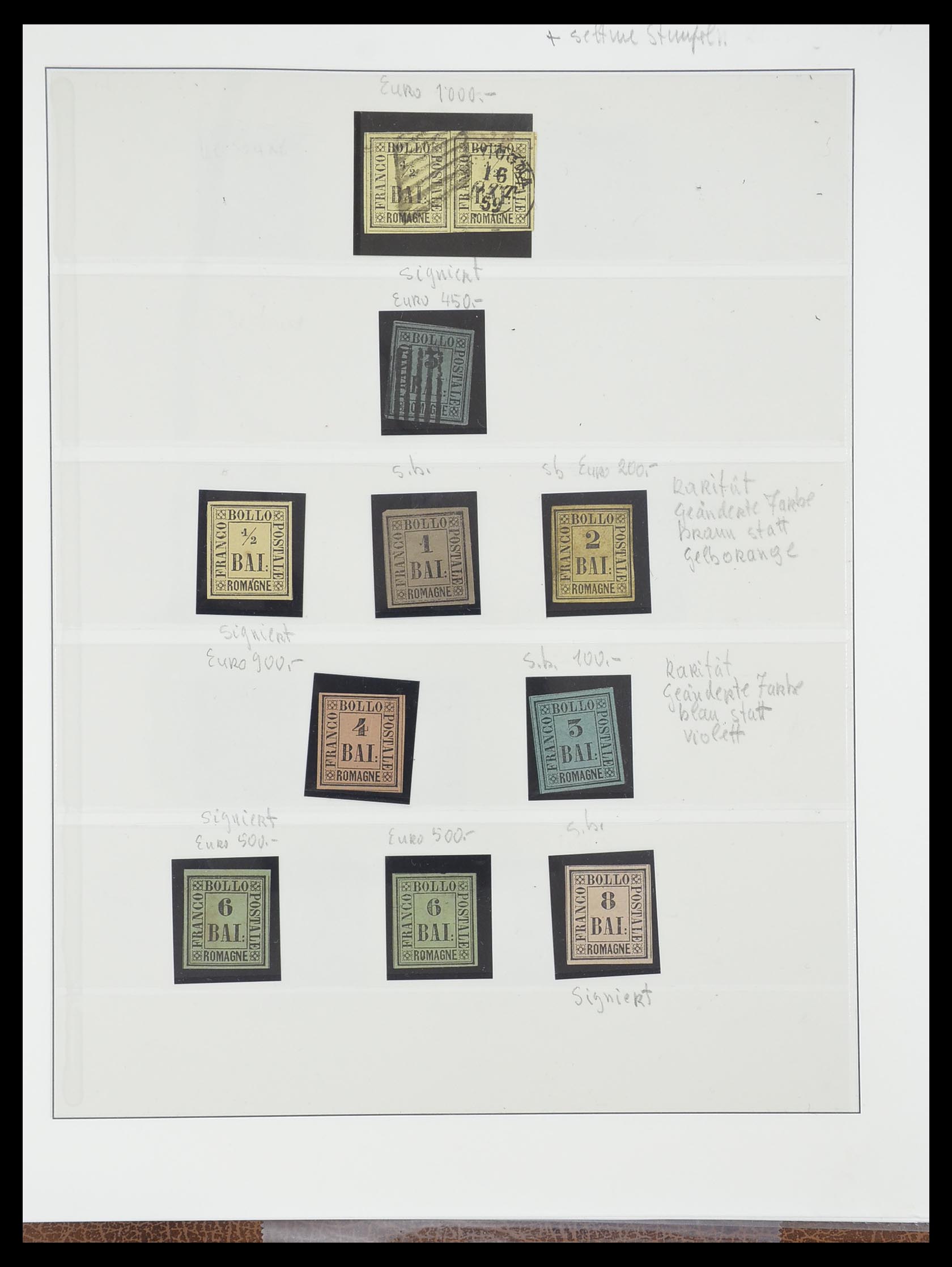 33621 013 - Postzegelverzameling 33621 Italiaanse Staten supercollectie 1851-1868