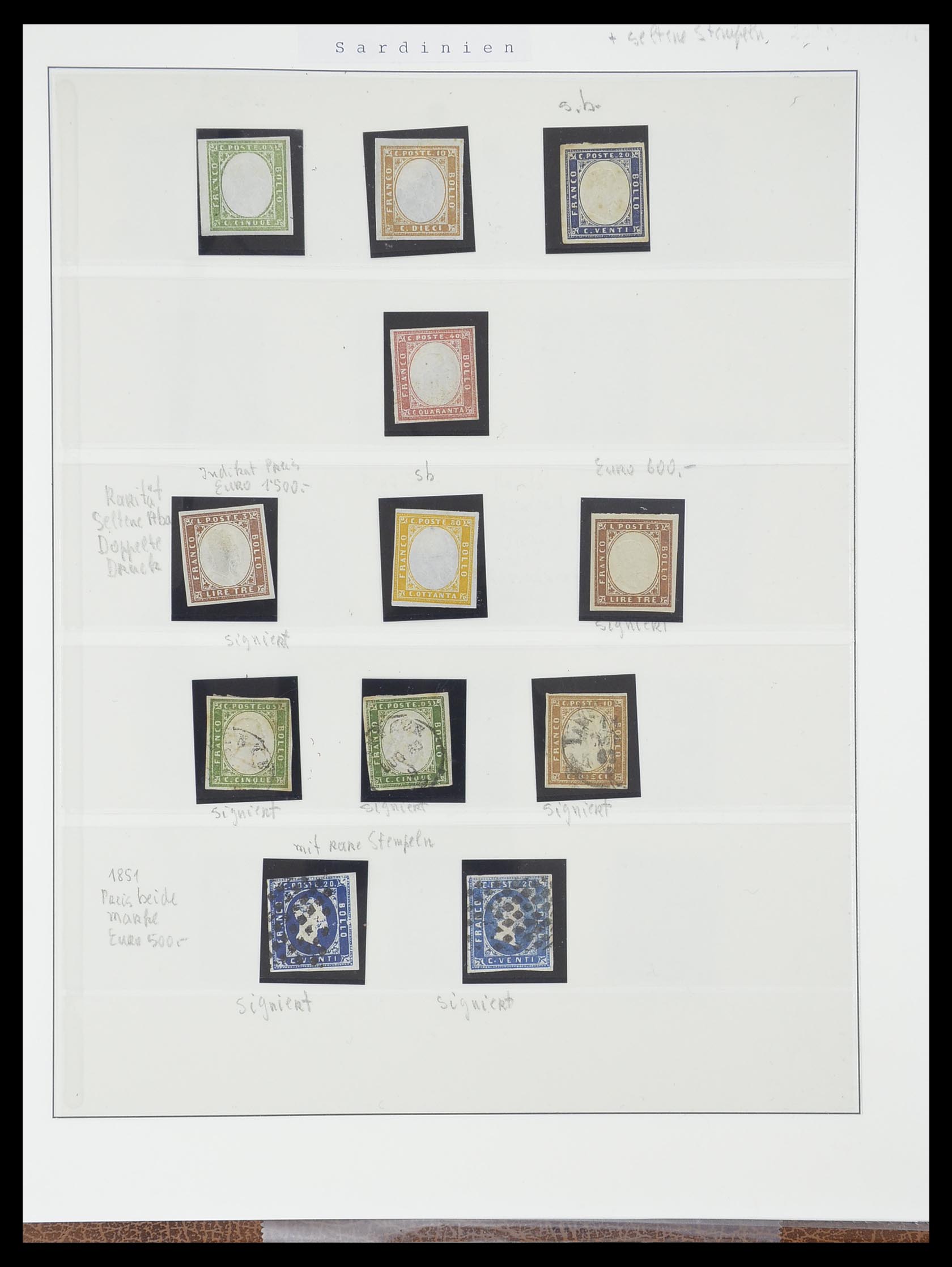 33621 014 - Postzegelverzameling 33621 Italiaanse Staten supercollectie 1851-1868