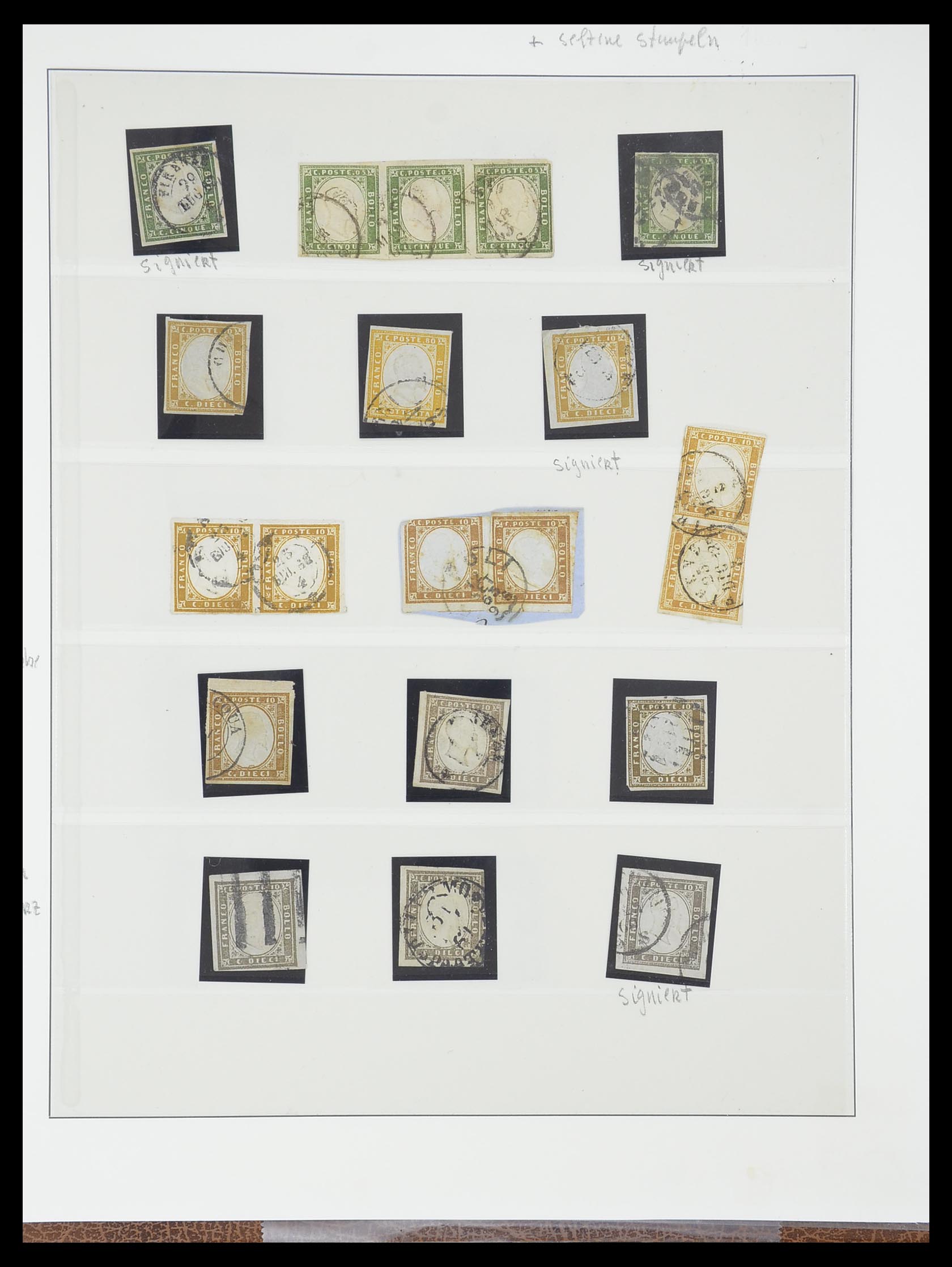 33621 015 - Postzegelverzameling 33621 Italiaanse Staten supercollectie 1851-1868