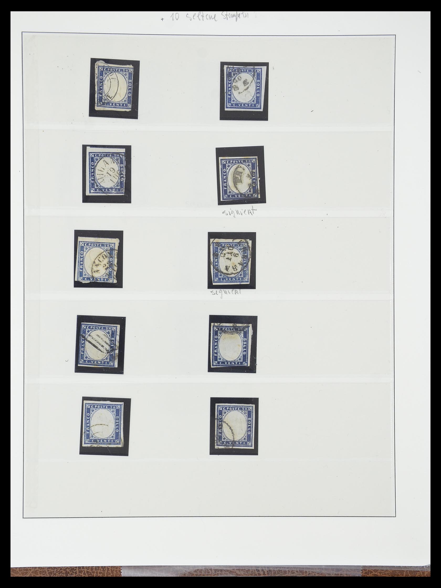 33621 017 - Postzegelverzameling 33621 Italiaanse Staten supercollectie 1851-1868