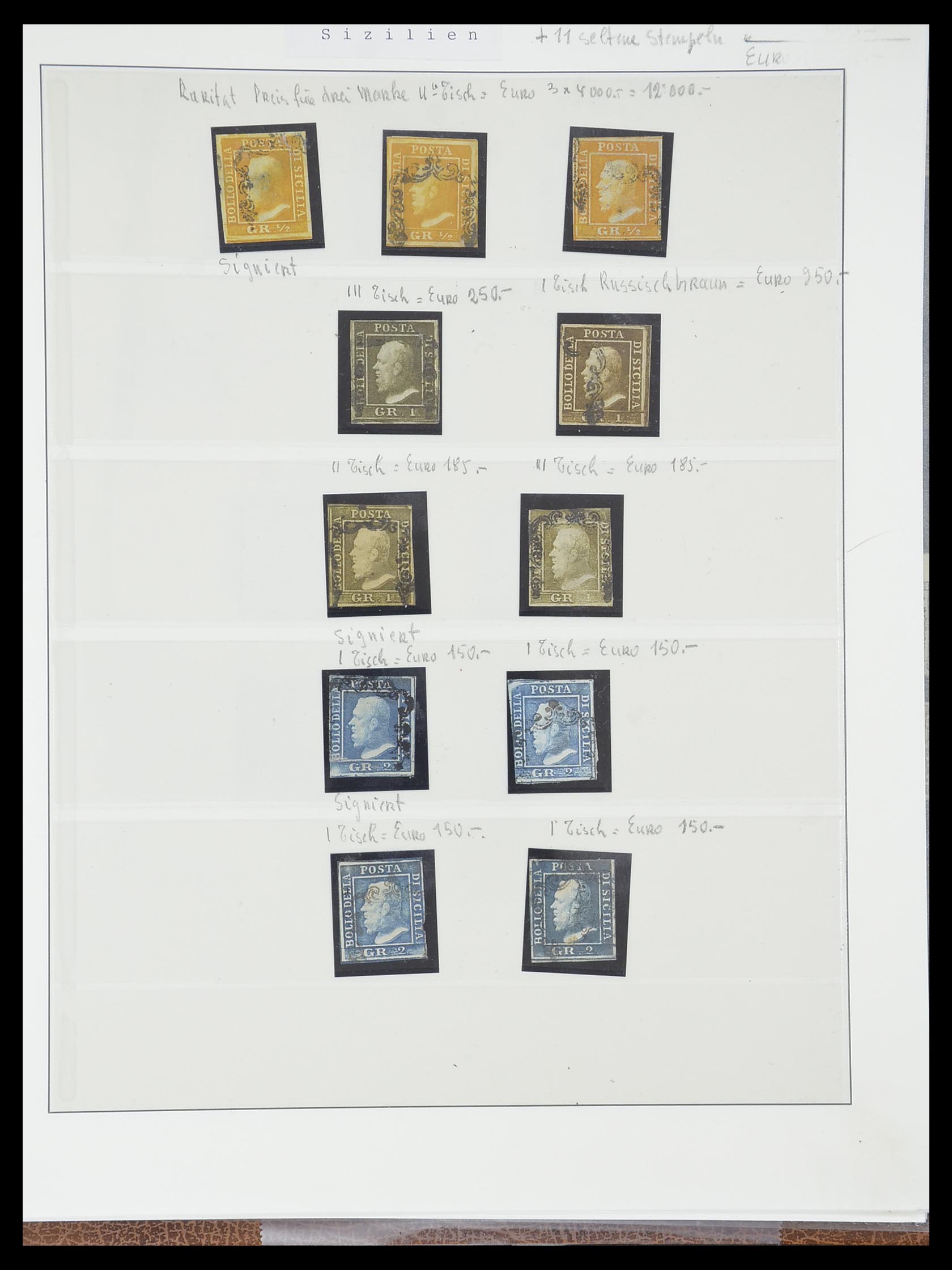 33621 021 - Stamp collection 33621 Italian States supercollection 1851-1868.