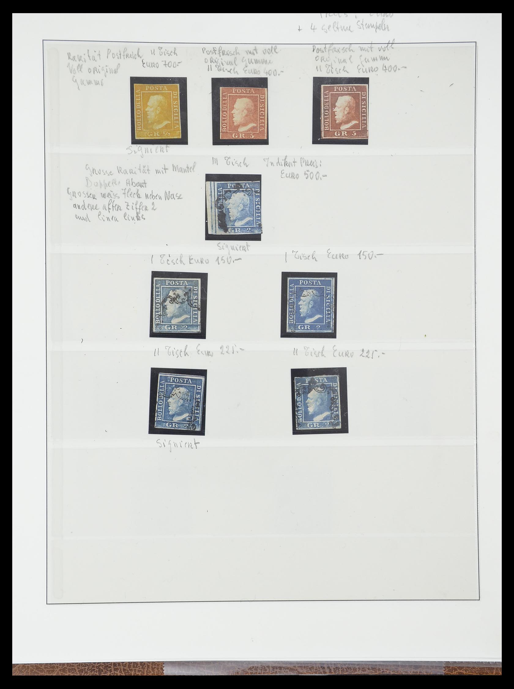33621 022 - Stamp collection 33621 Italian States supercollection 1851-1868.