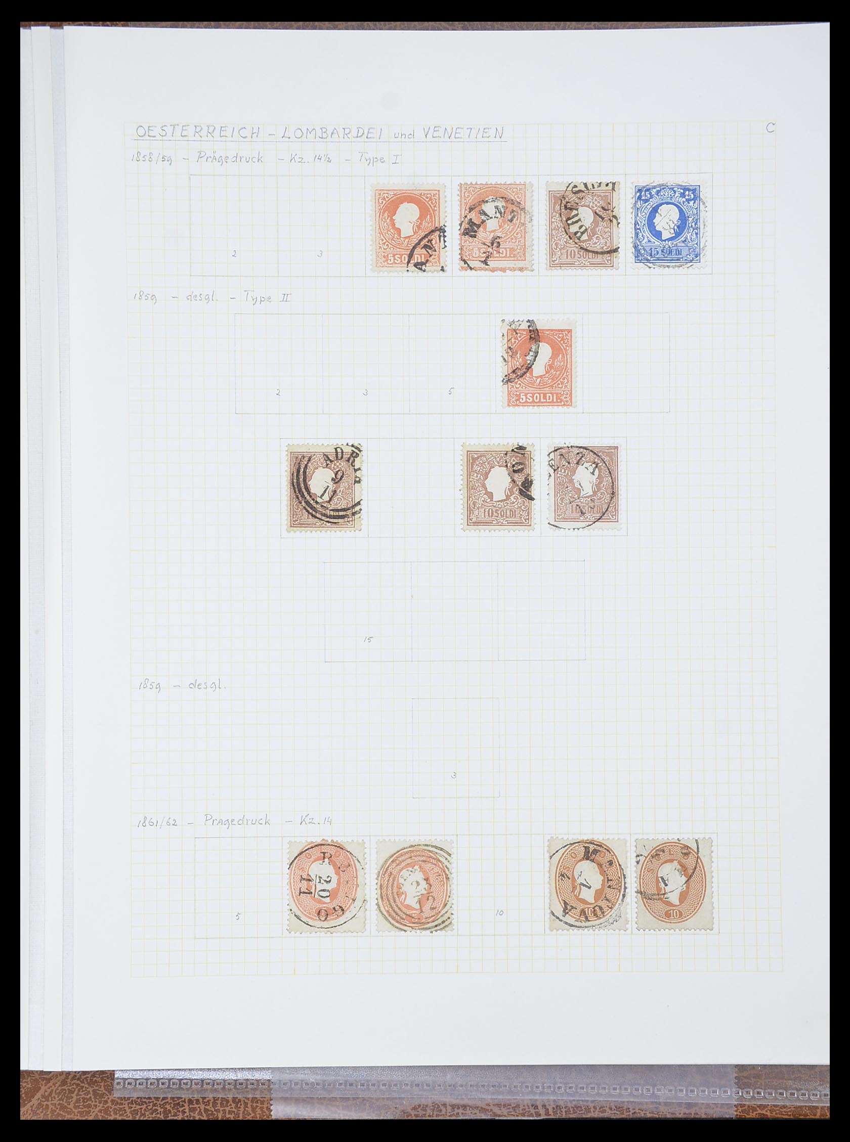 33621 028 - Postzegelverzameling 33621 Italiaanse Staten supercollectie 1851-1868
