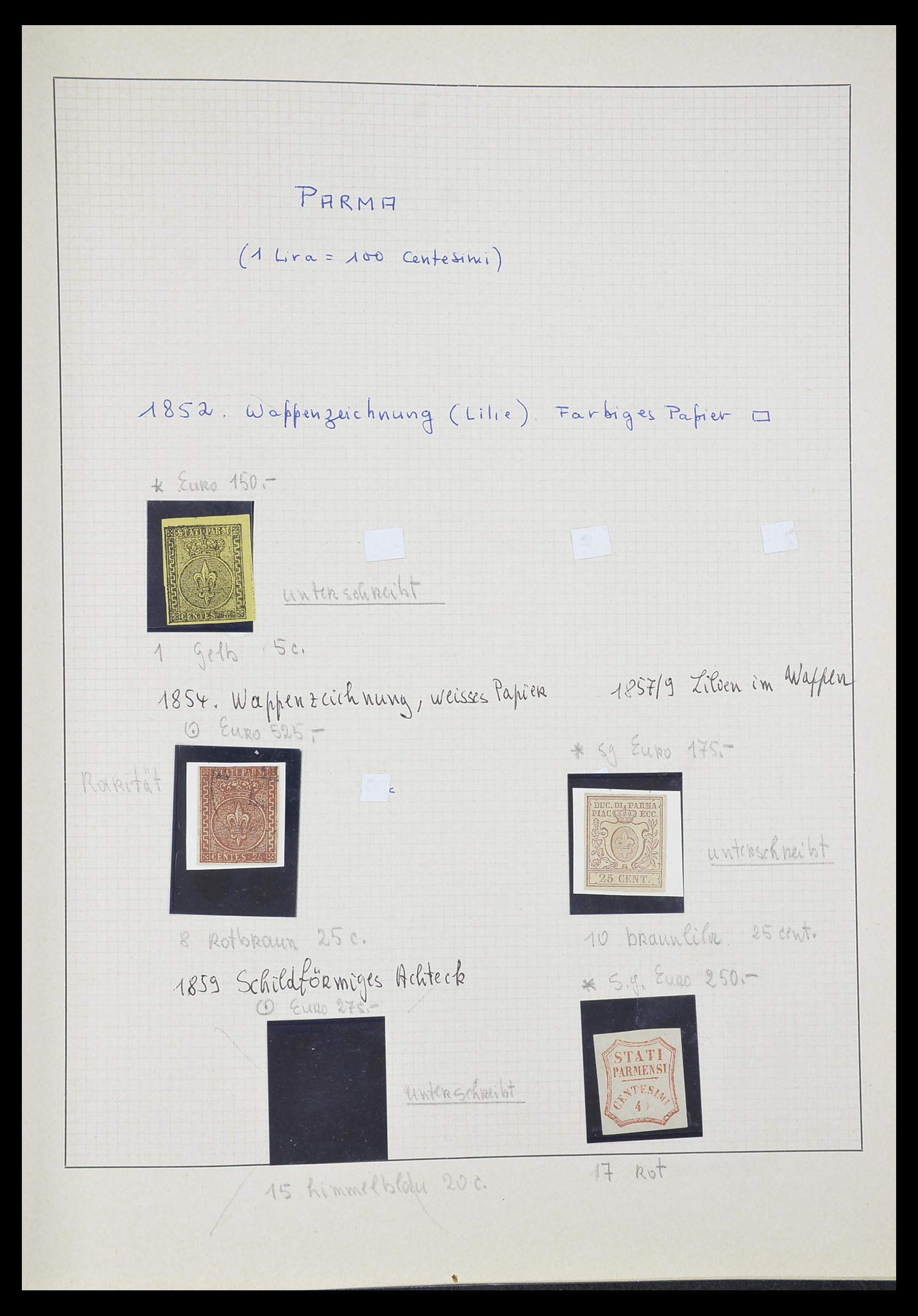 33621 036 - Postzegelverzameling 33621 Italiaanse Staten supercollectie 1851-1868