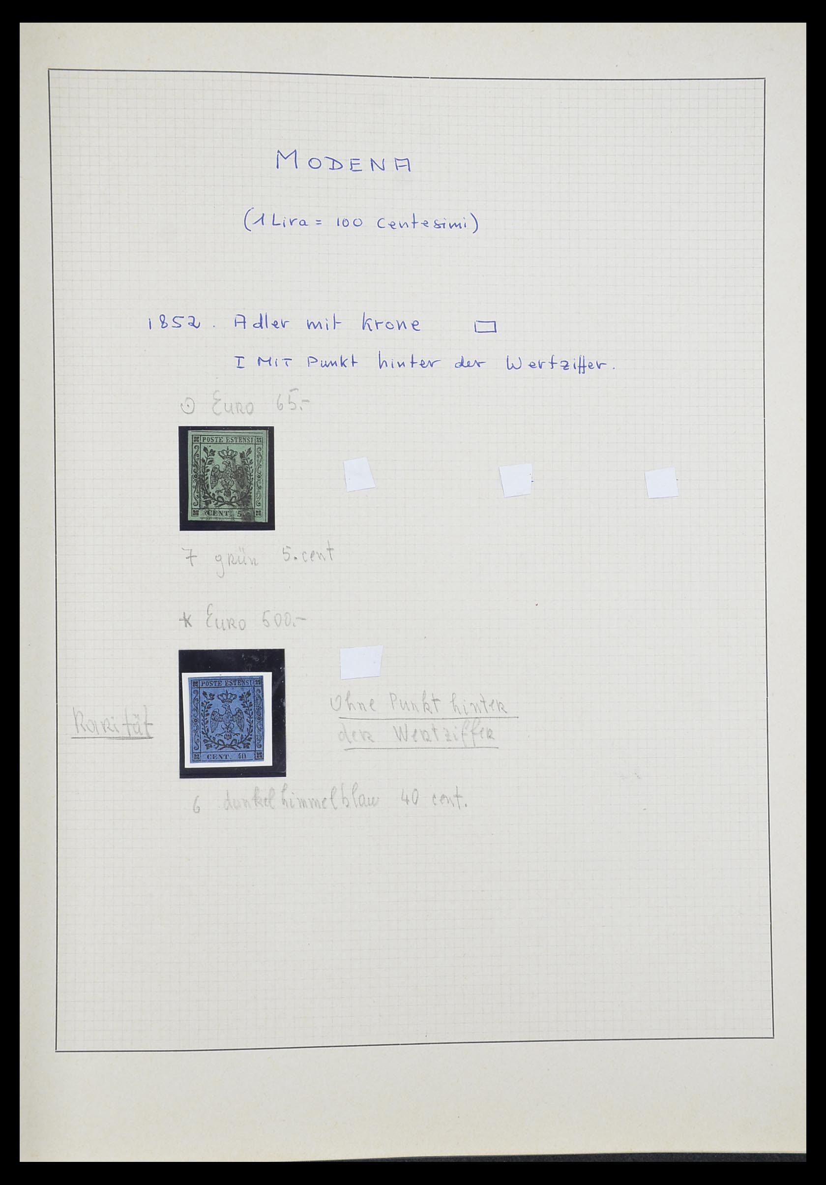 33621 037 - Postzegelverzameling 33621 Italiaanse Staten supercollectie 1851-1868