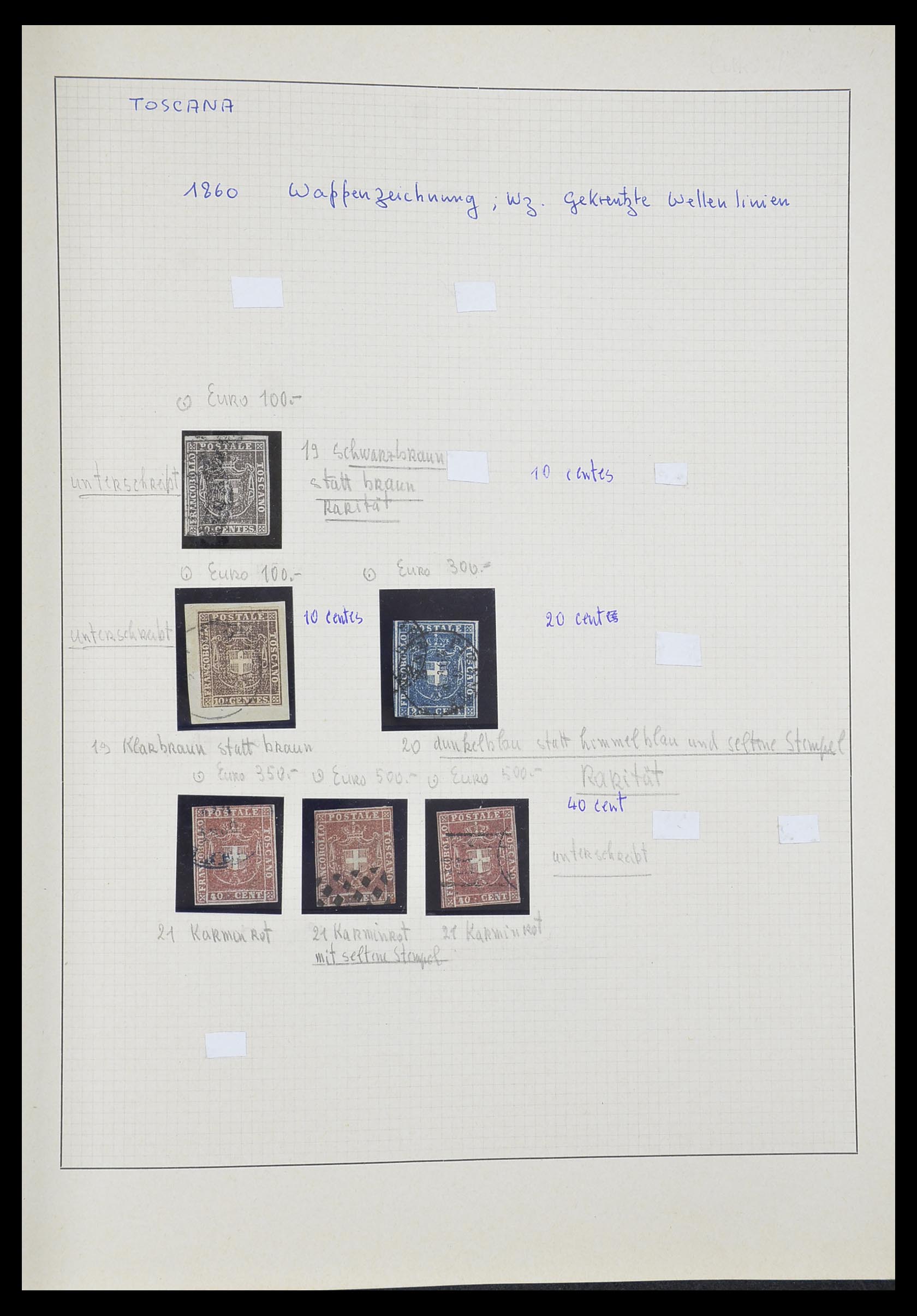 33621 039 - Postzegelverzameling 33621 Italiaanse Staten supercollectie 1851-1868