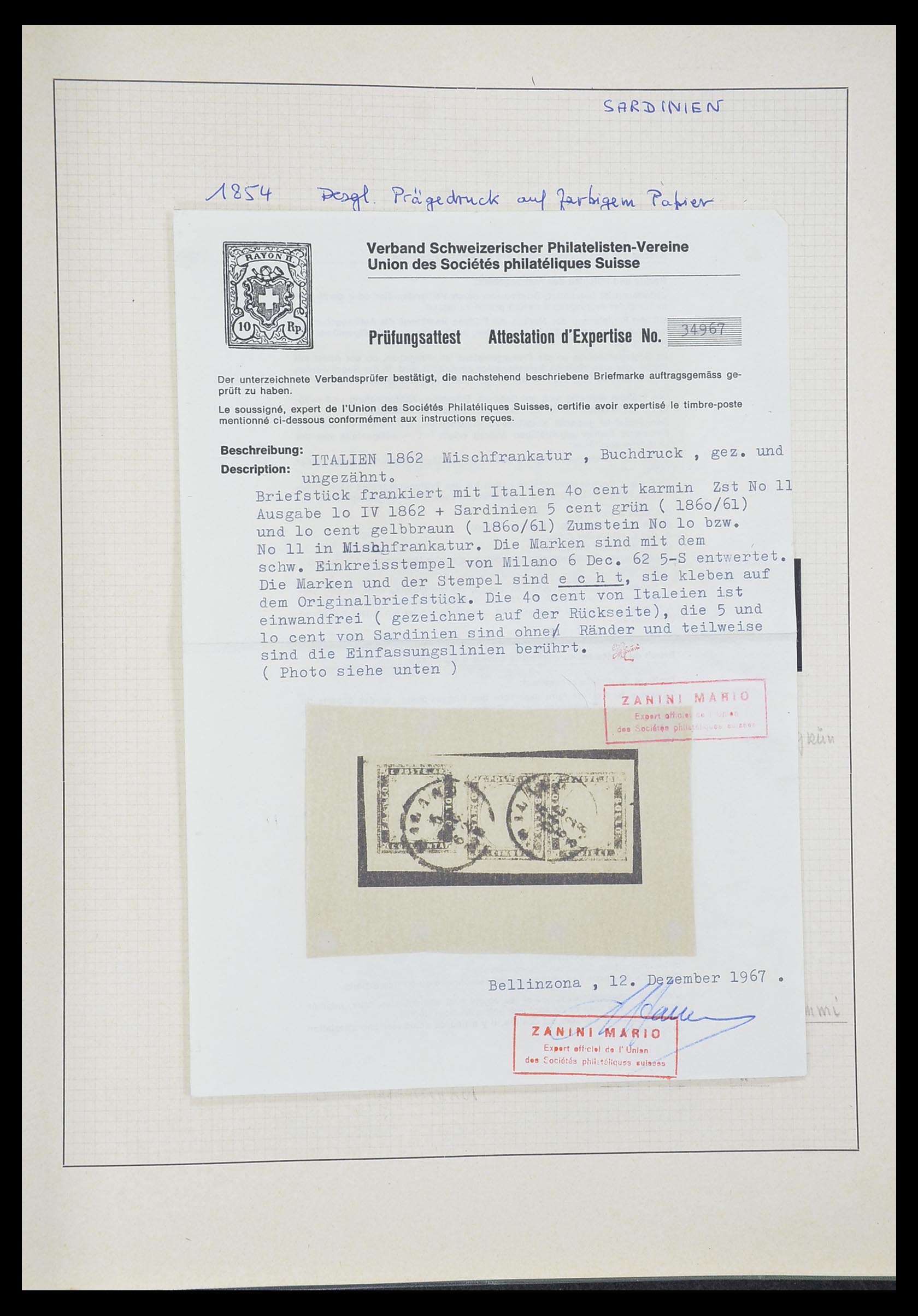 33621 042 - Postzegelverzameling 33621 Italiaanse Staten supercollectie 1851-1868