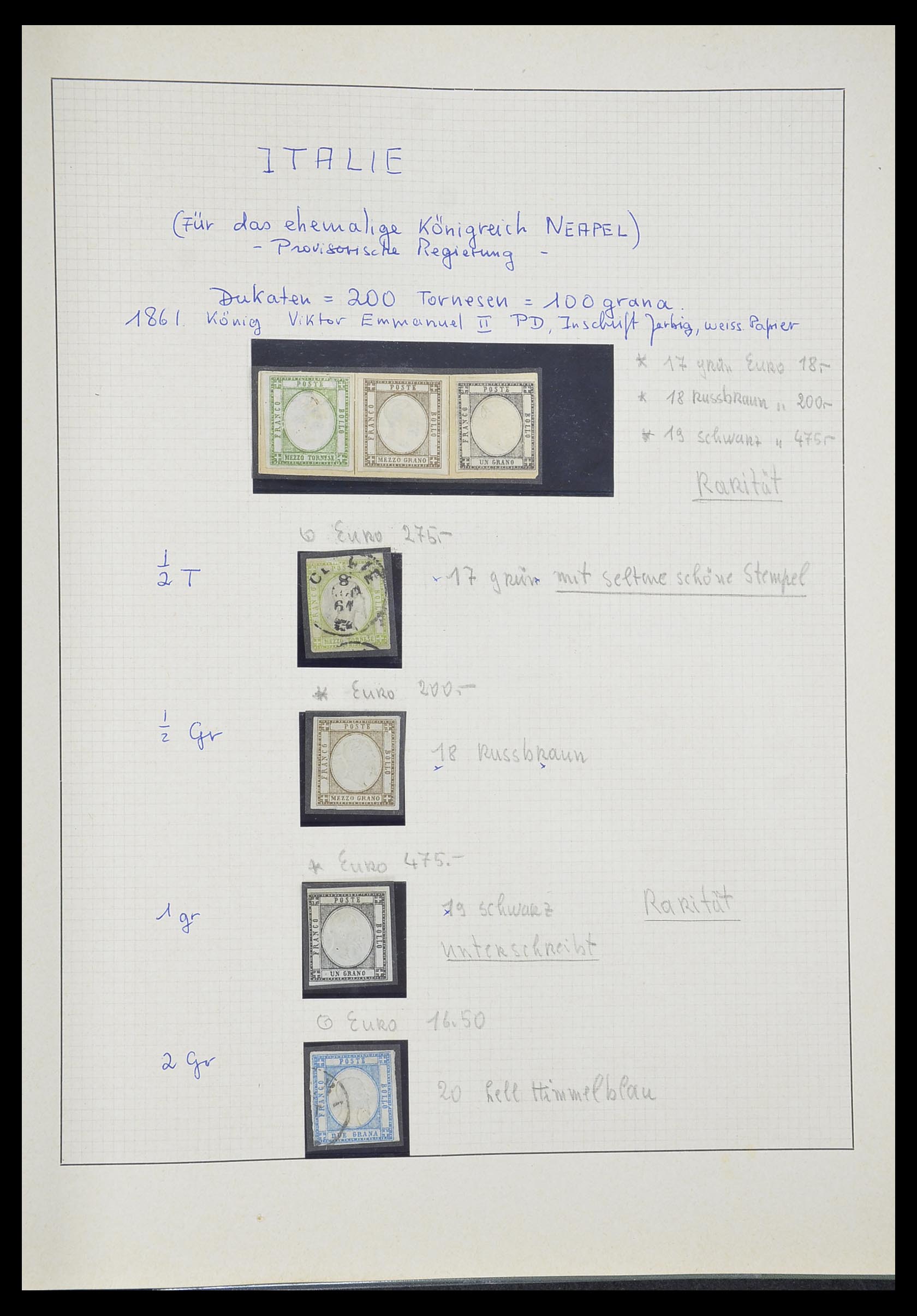 33621 046 - Postzegelverzameling 33621 Italiaanse Staten supercollectie 1851-1868