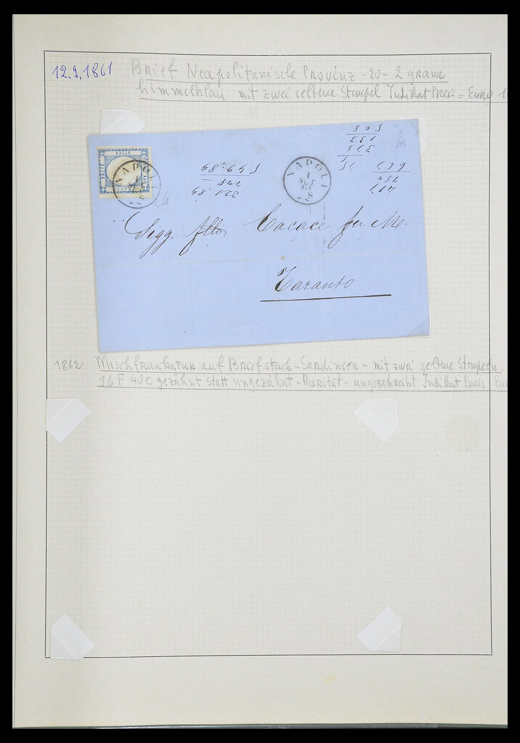 33621 051 - Stamp collection 33621 Italian States supercollection 1851-1868.