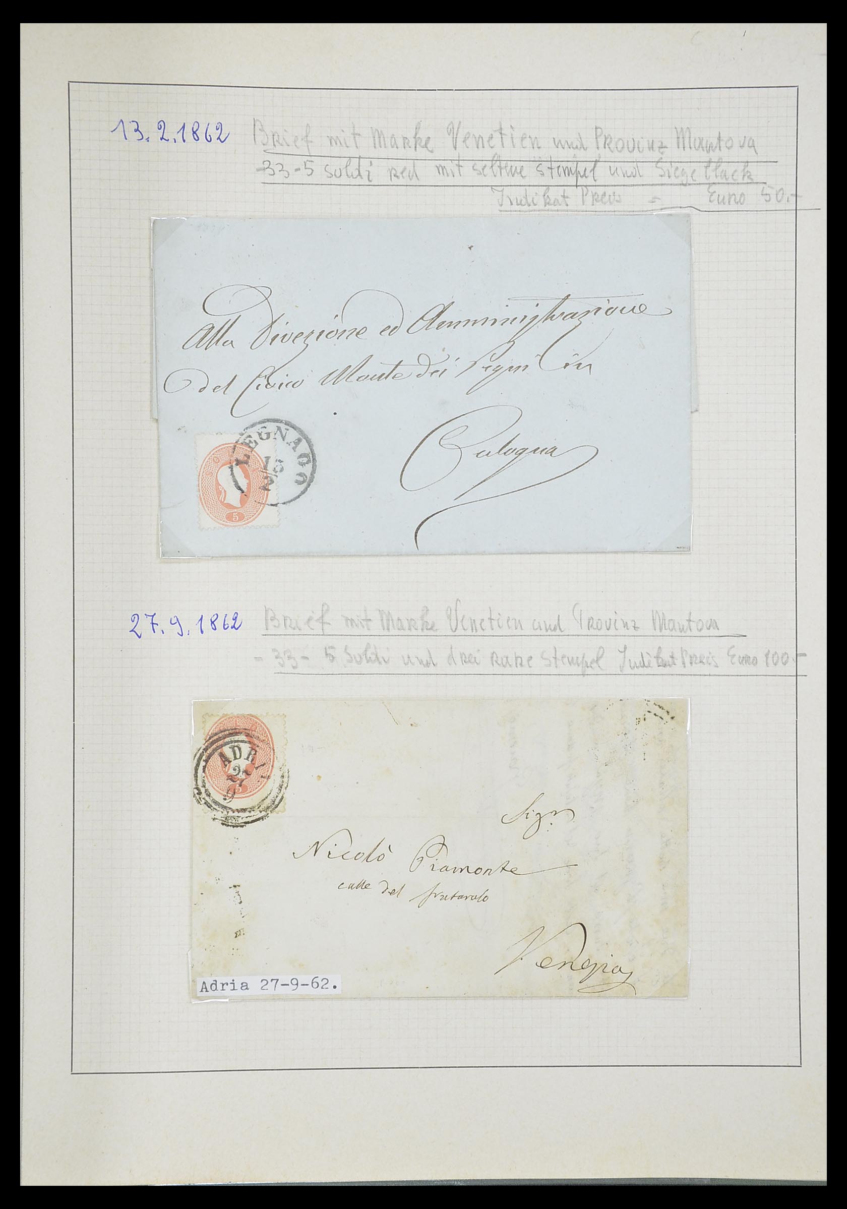 33621 052 - Postzegelverzameling 33621 Italiaanse Staten supercollectie 1851-1868