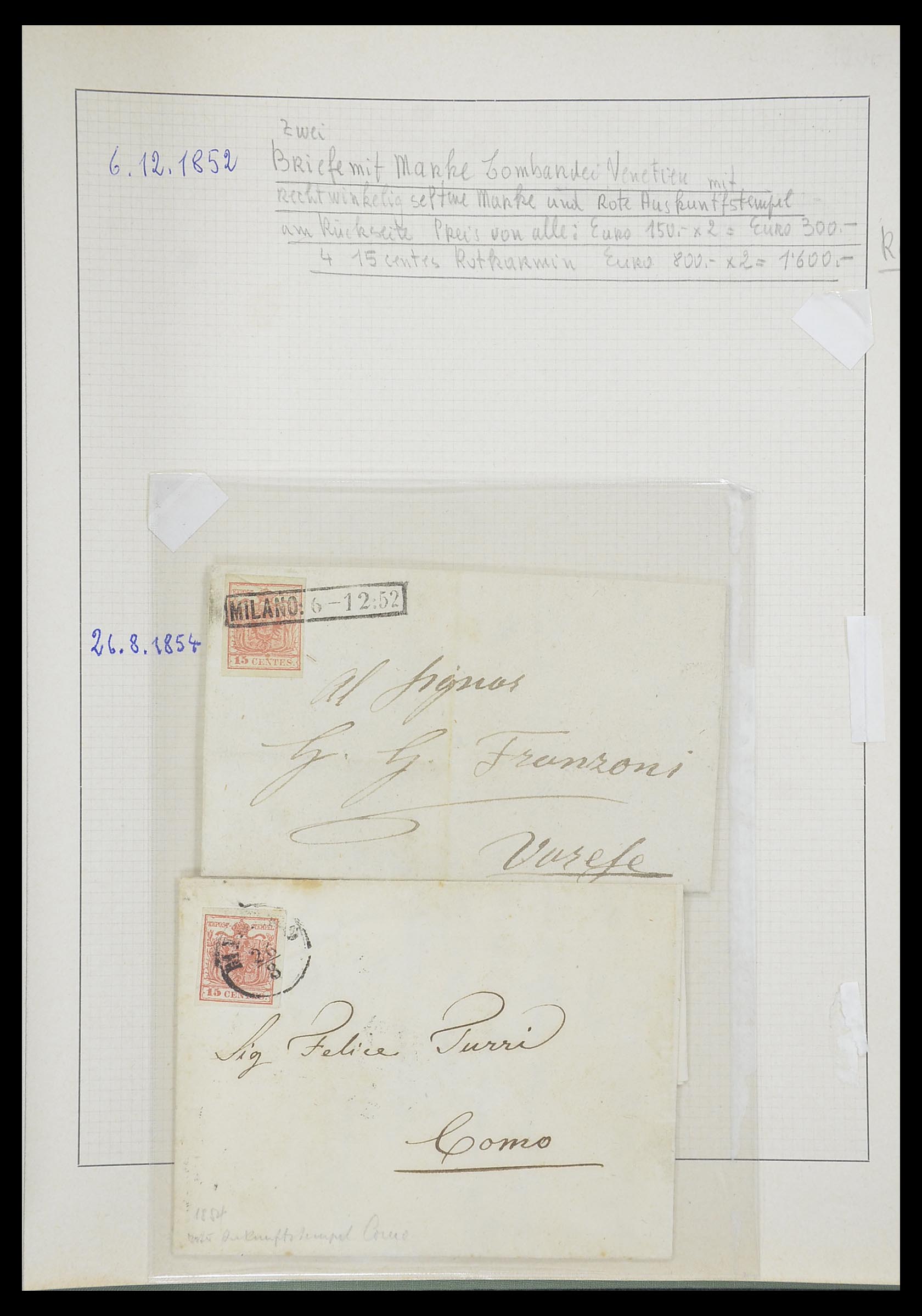 33621 054 - Postzegelverzameling 33621 Italiaanse Staten supercollectie 1851-1868