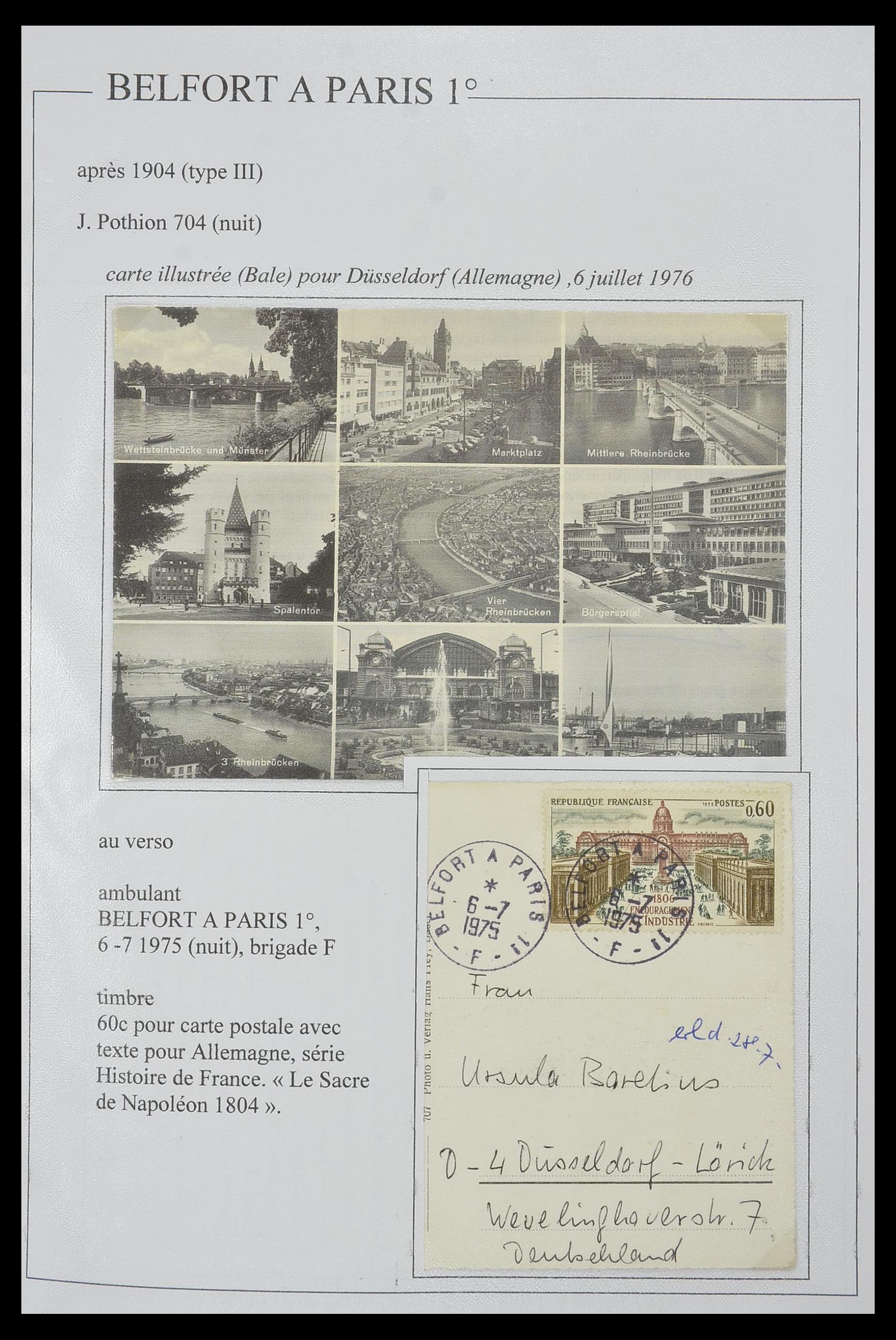 33624 026 - Postzegelverzameling 33624 Frankrijk brieven 1854-1907.