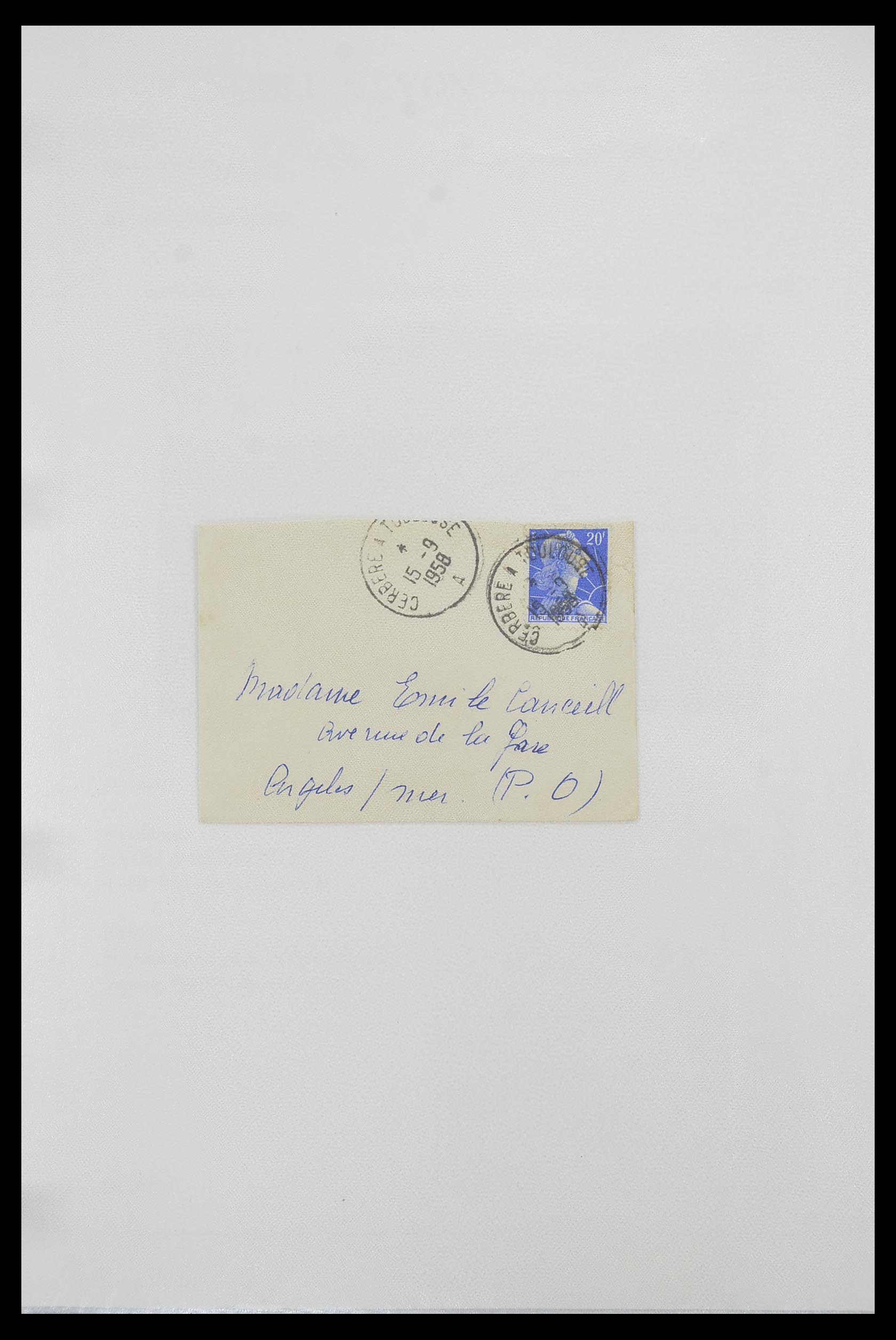 33624 065 - Postzegelverzameling 33624 Frankrijk brieven 1854-1907.