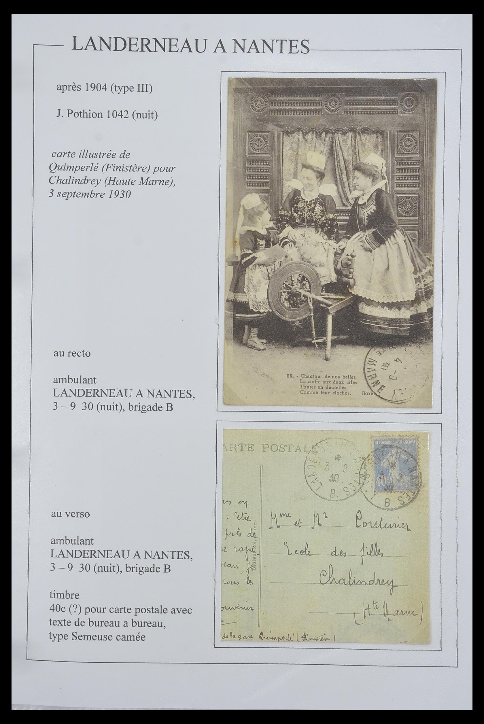 33624 068 - Postzegelverzameling 33624 Frankrijk brieven 1854-1907.