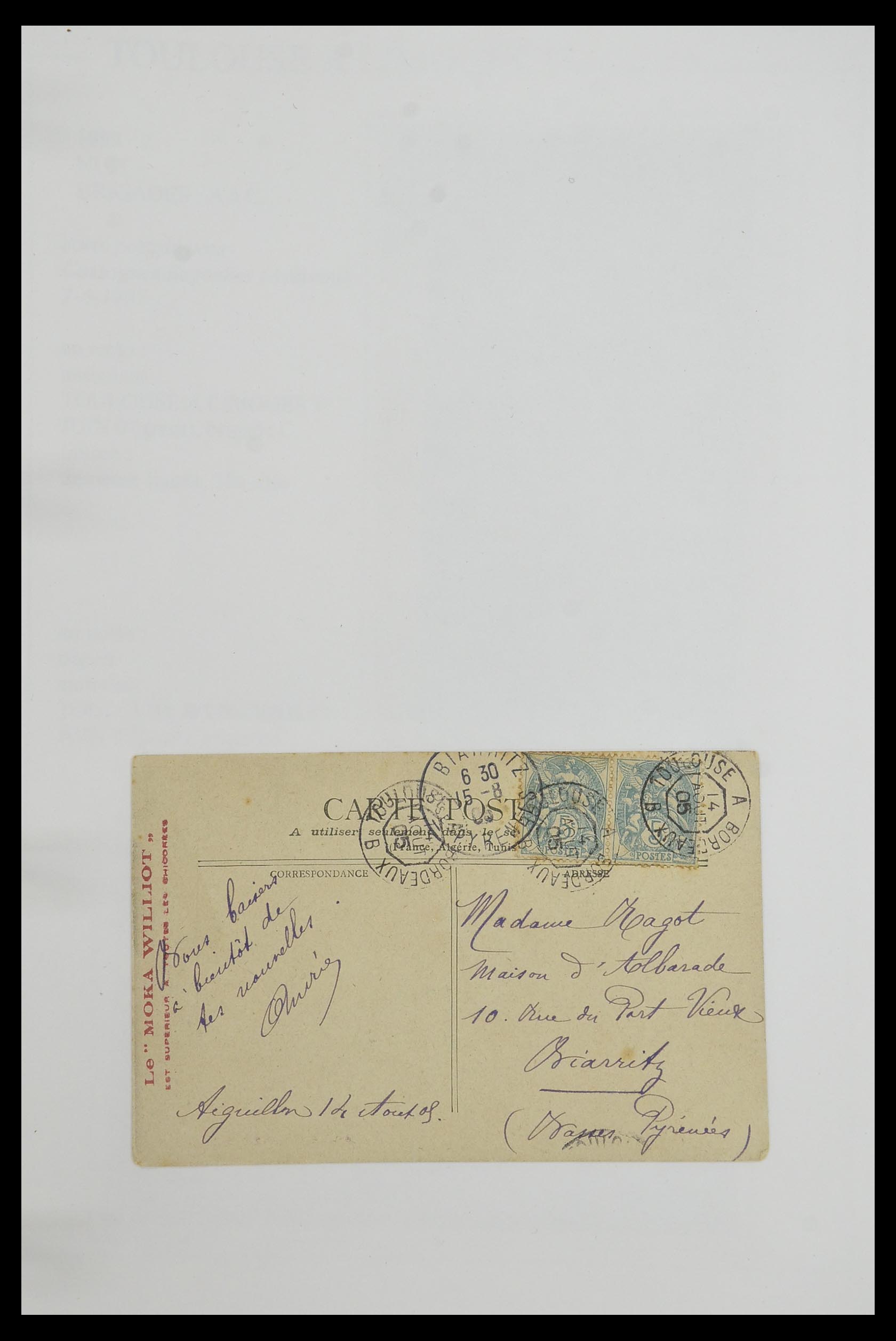 33624 096 - Postzegelverzameling 33624 Frankrijk brieven 1854-1907.