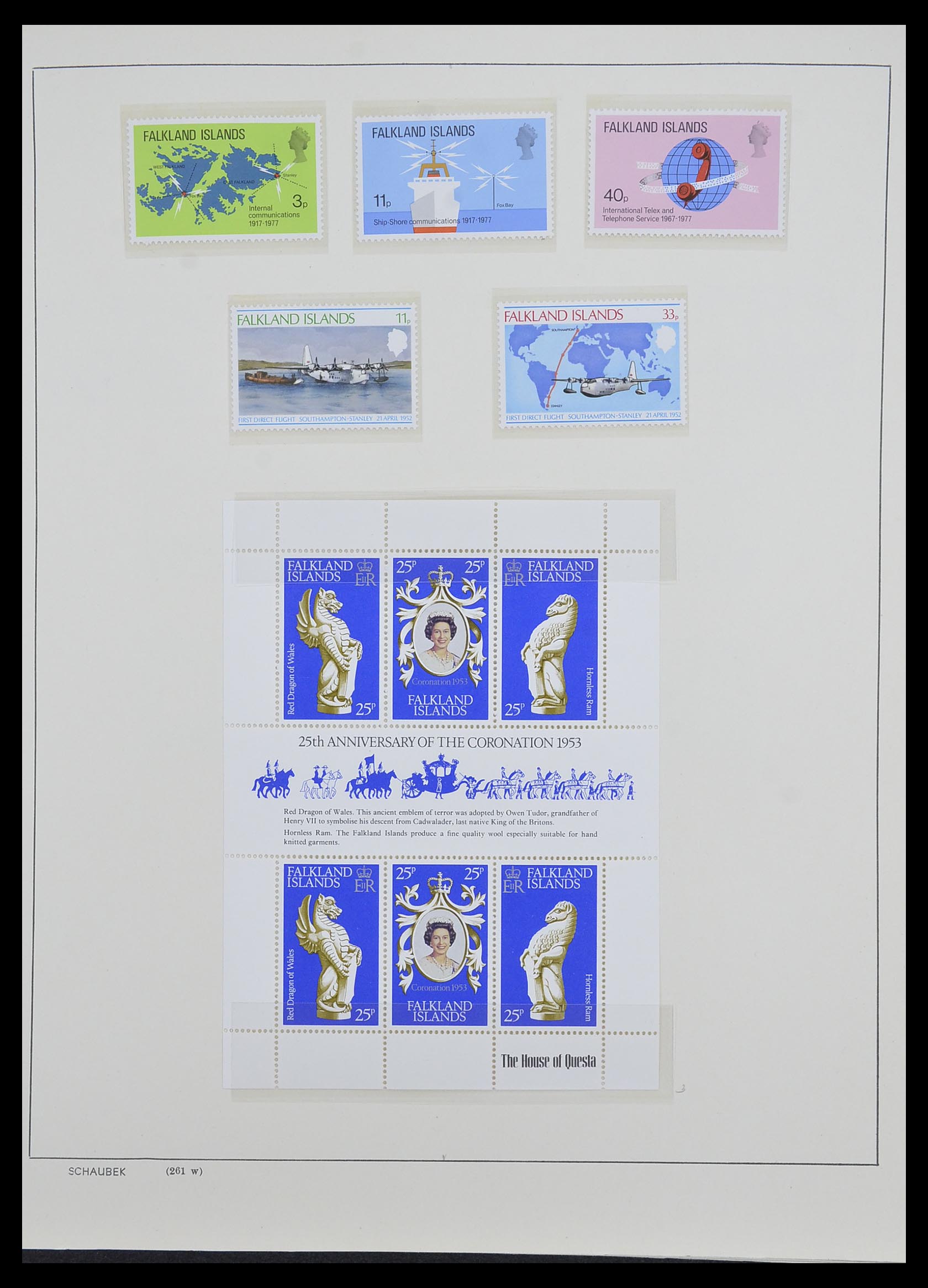 33626 016 - Postzegelverzameling 33626 Falkland Eilanden en Dependencies 1891-198
