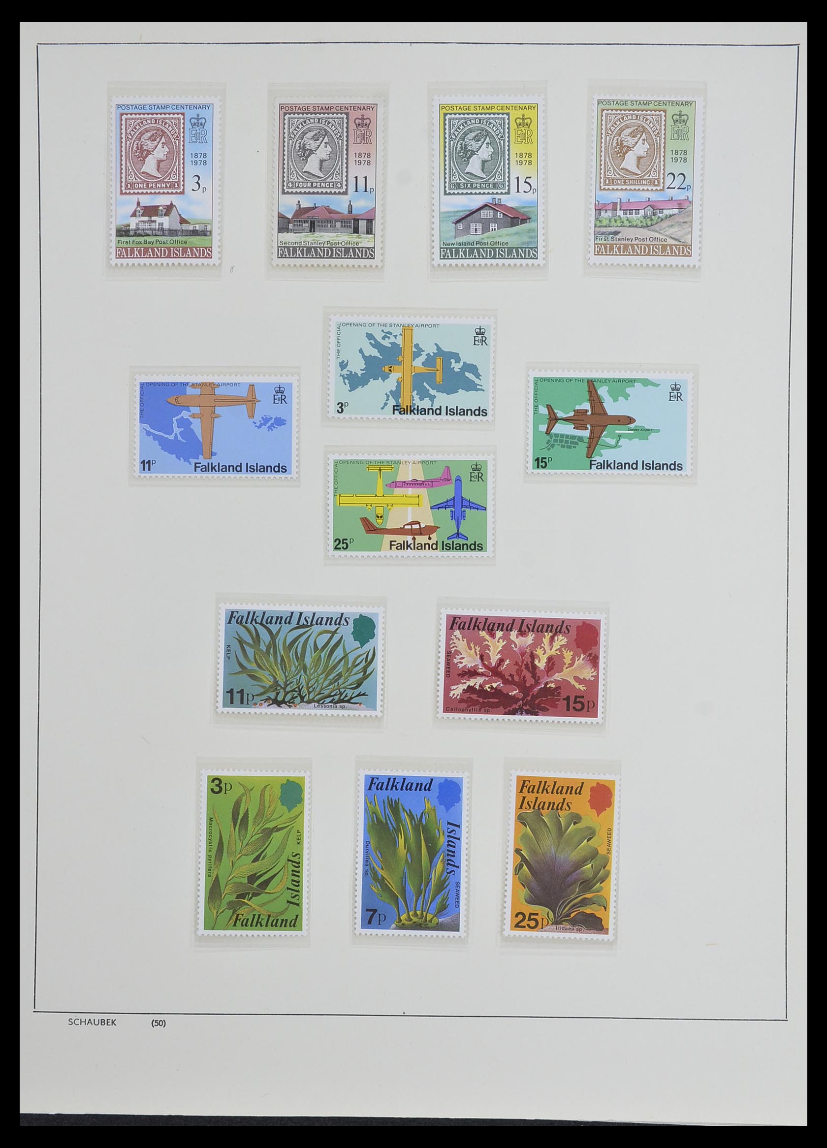 33626 019 - Postzegelverzameling 33626 Falkland Eilanden en Dependencies 1891-198