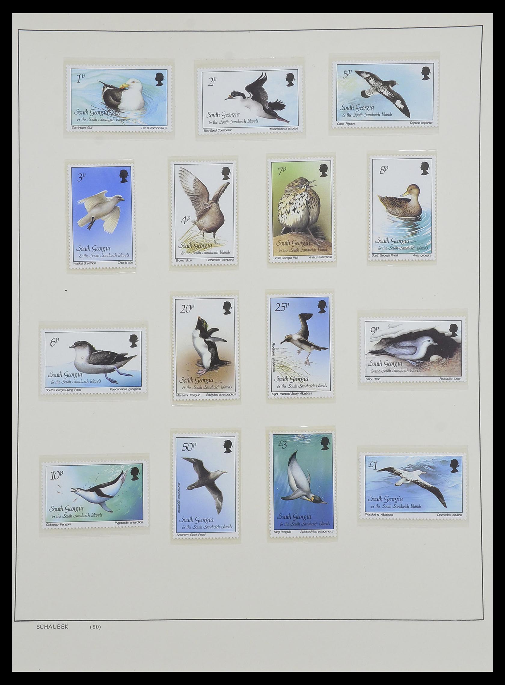 33626 055 - Postzegelverzameling 33626 Falkland Eilanden en Dependencies 1891-198