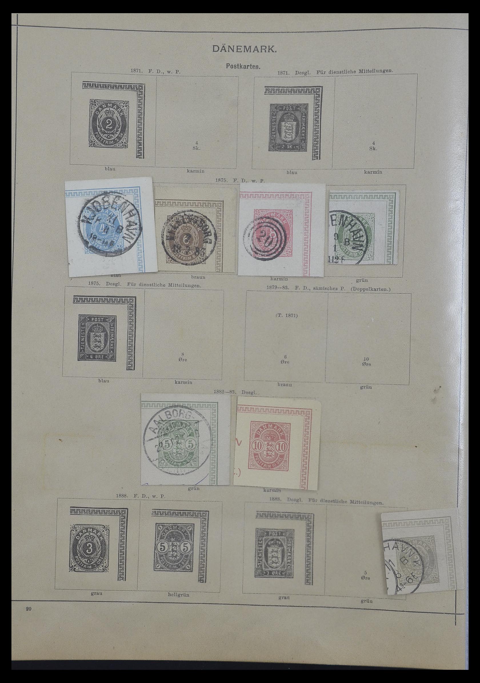33628 003 - Postzegelverzameling 33628 Scandinavië 1851-1900.