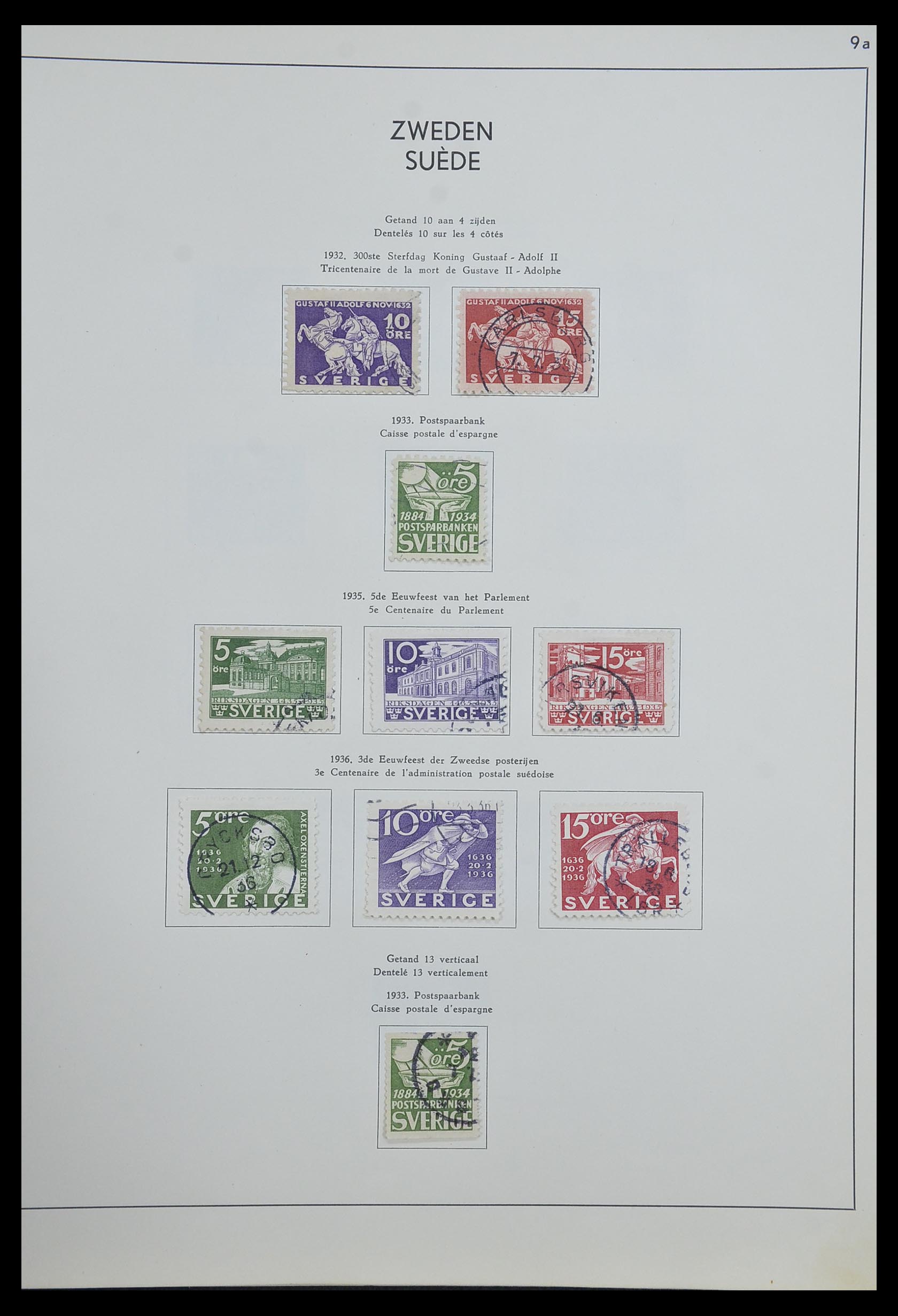 33629 013 - Postzegelverzameling 33629 Zweden 1858-1957.