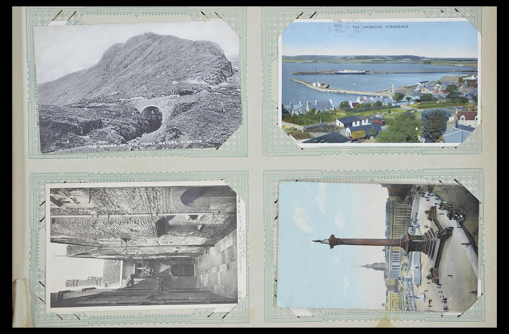 33633 011 - Postzegelverzameling 33633 Engeland ansichtkaarten 1900-1950.