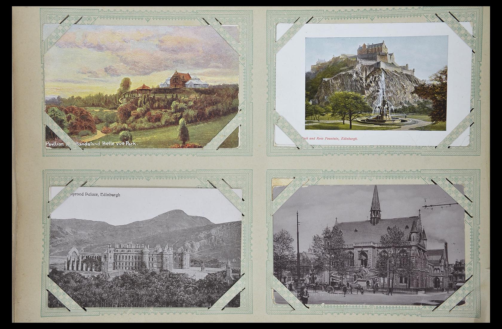 33633 012 - Postzegelverzameling 33633 Engeland ansichtkaarten 1900-1950.