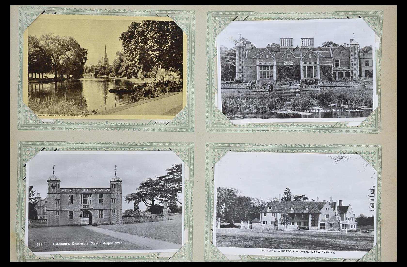33633 013 - Postzegelverzameling 33633 Engeland ansichtkaarten 1900-1950.