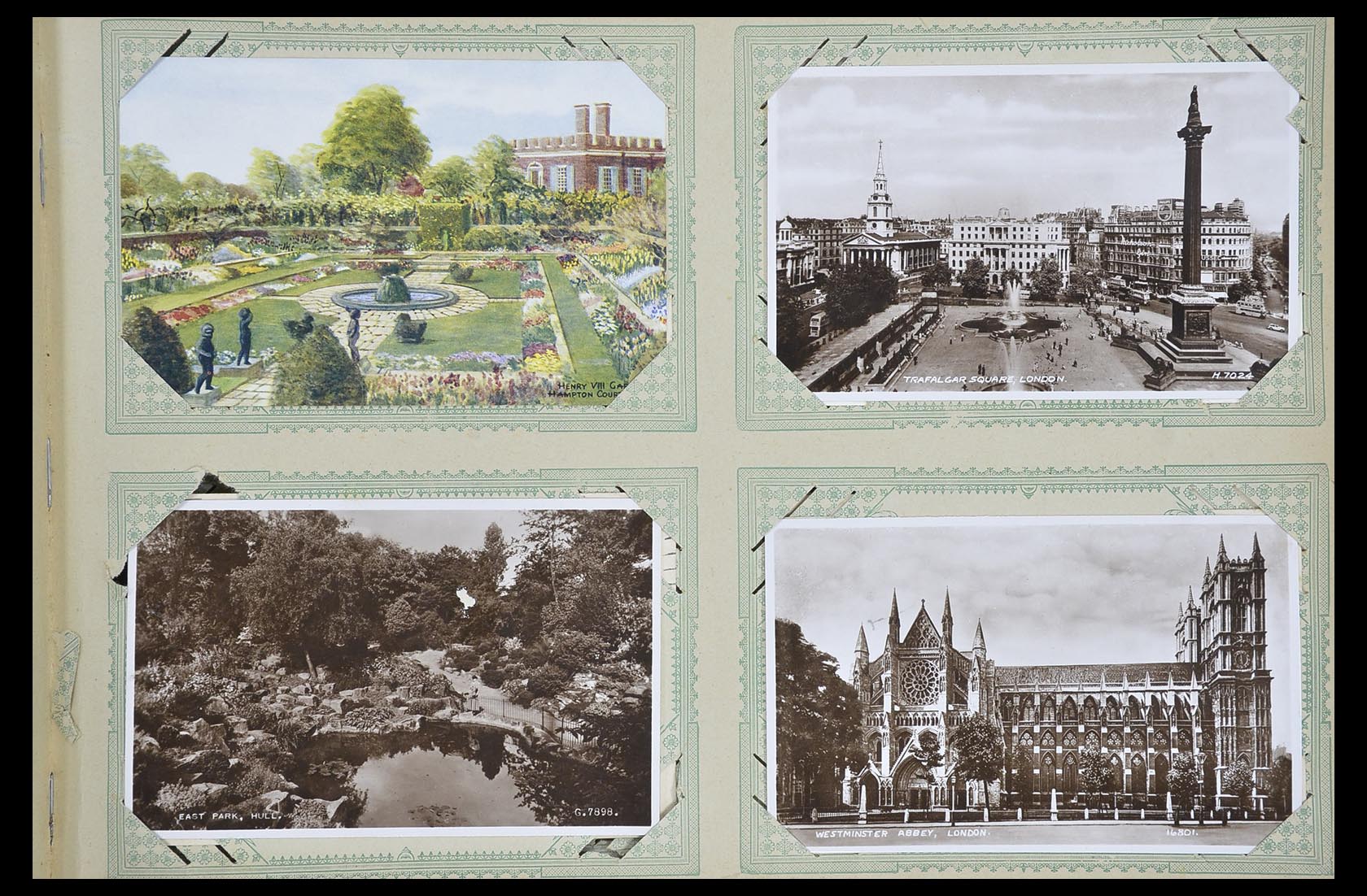33633 017 - Postzegelverzameling 33633 Engeland ansichtkaarten 1900-1950.