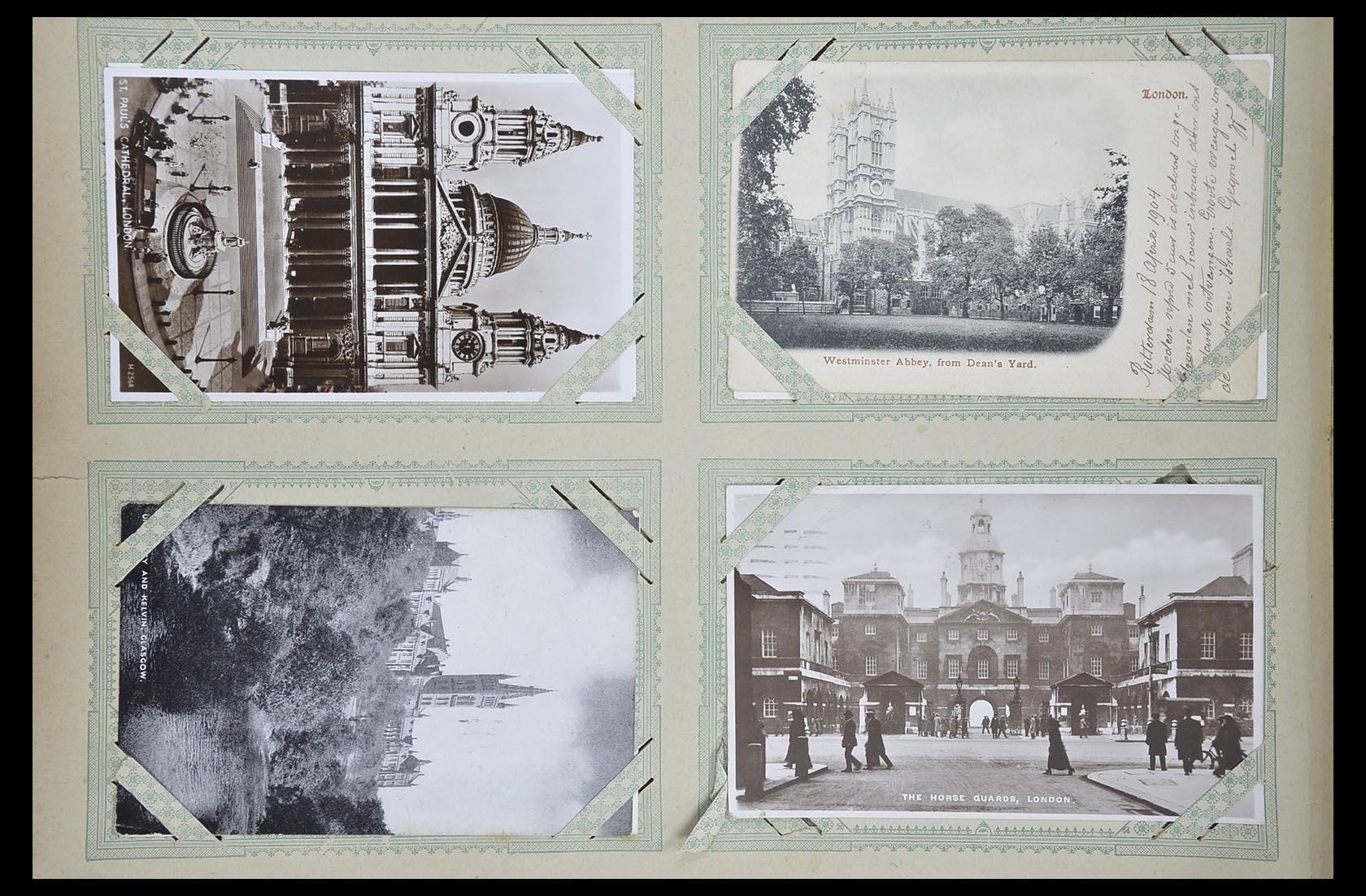 33633 018 - Postzegelverzameling 33633 Engeland ansichtkaarten 1900-1950.