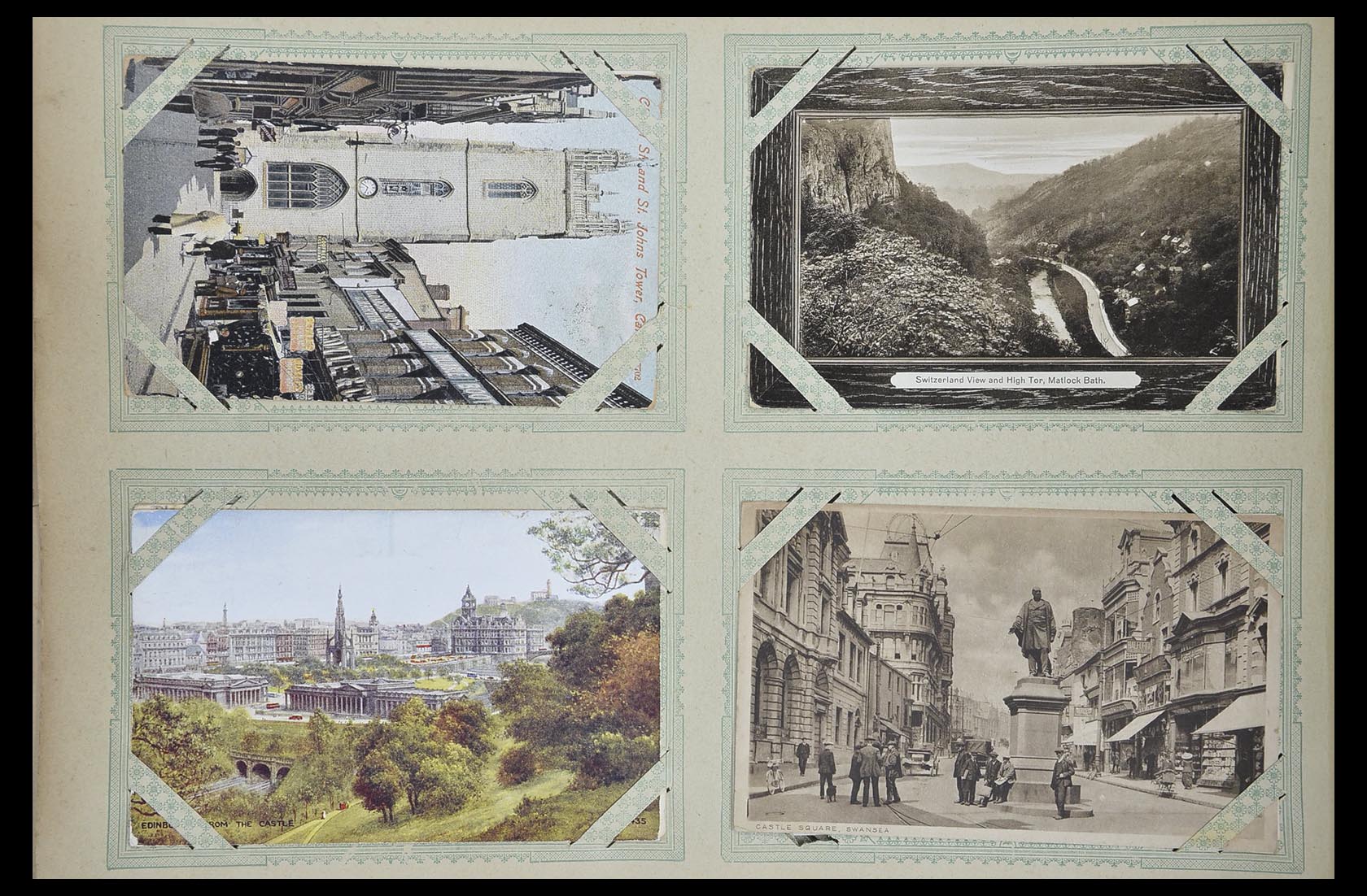 33633 020 - Postzegelverzameling 33633 Engeland ansichtkaarten 1900-1950.