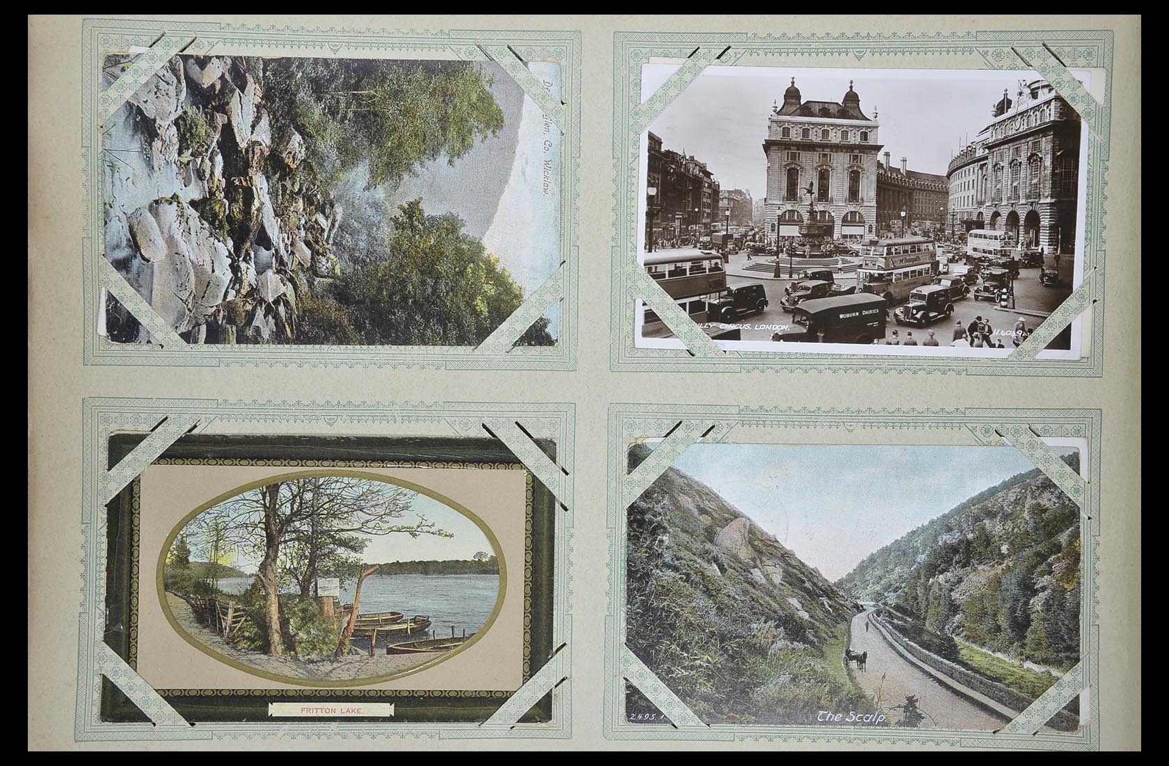 33633 022 - Postzegelverzameling 33633 Engeland ansichtkaarten 1900-1950.
