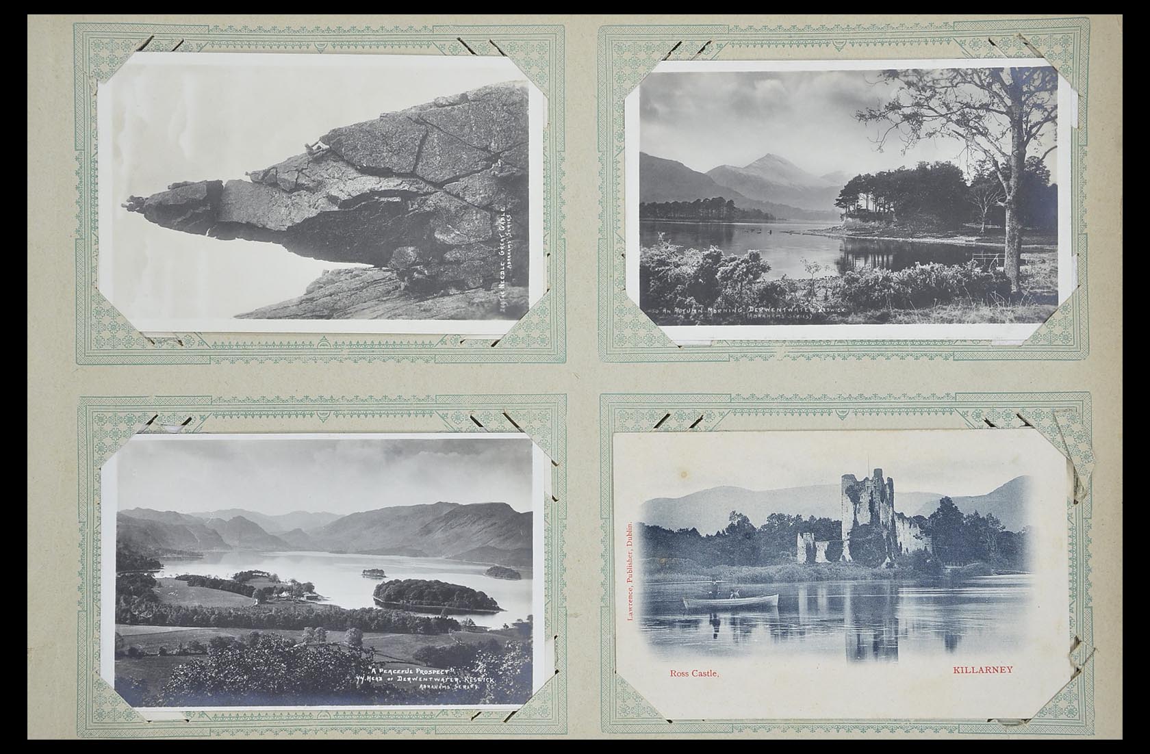33633 027 - Postzegelverzameling 33633 Engeland ansichtkaarten 1900-1950.