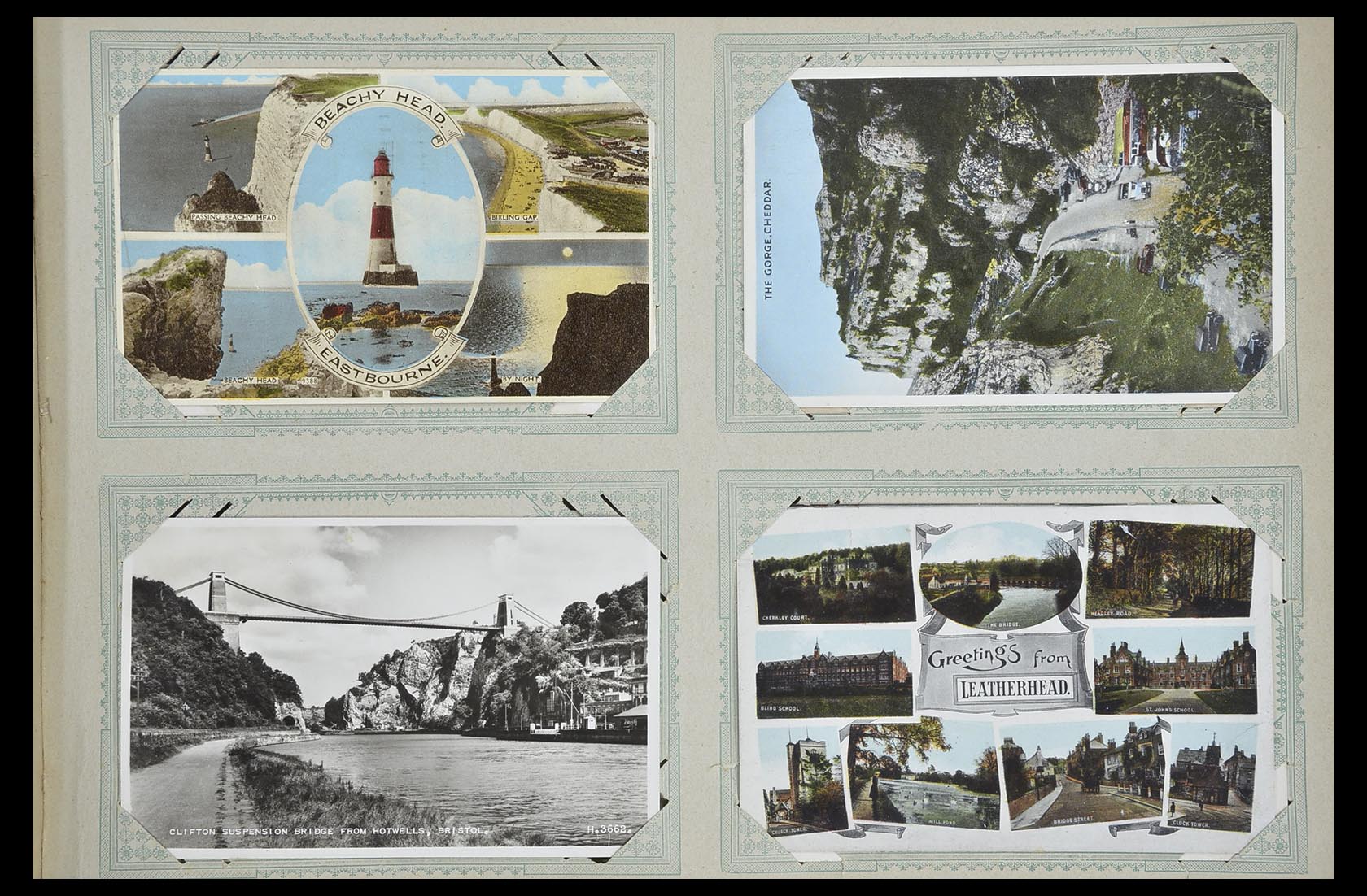33633 031 - Postzegelverzameling 33633 Engeland ansichtkaarten 1900-1950.