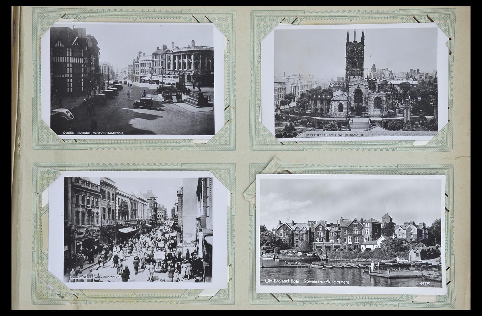 33633 035 - Postzegelverzameling 33633 Engeland ansichtkaarten 1900-1950.