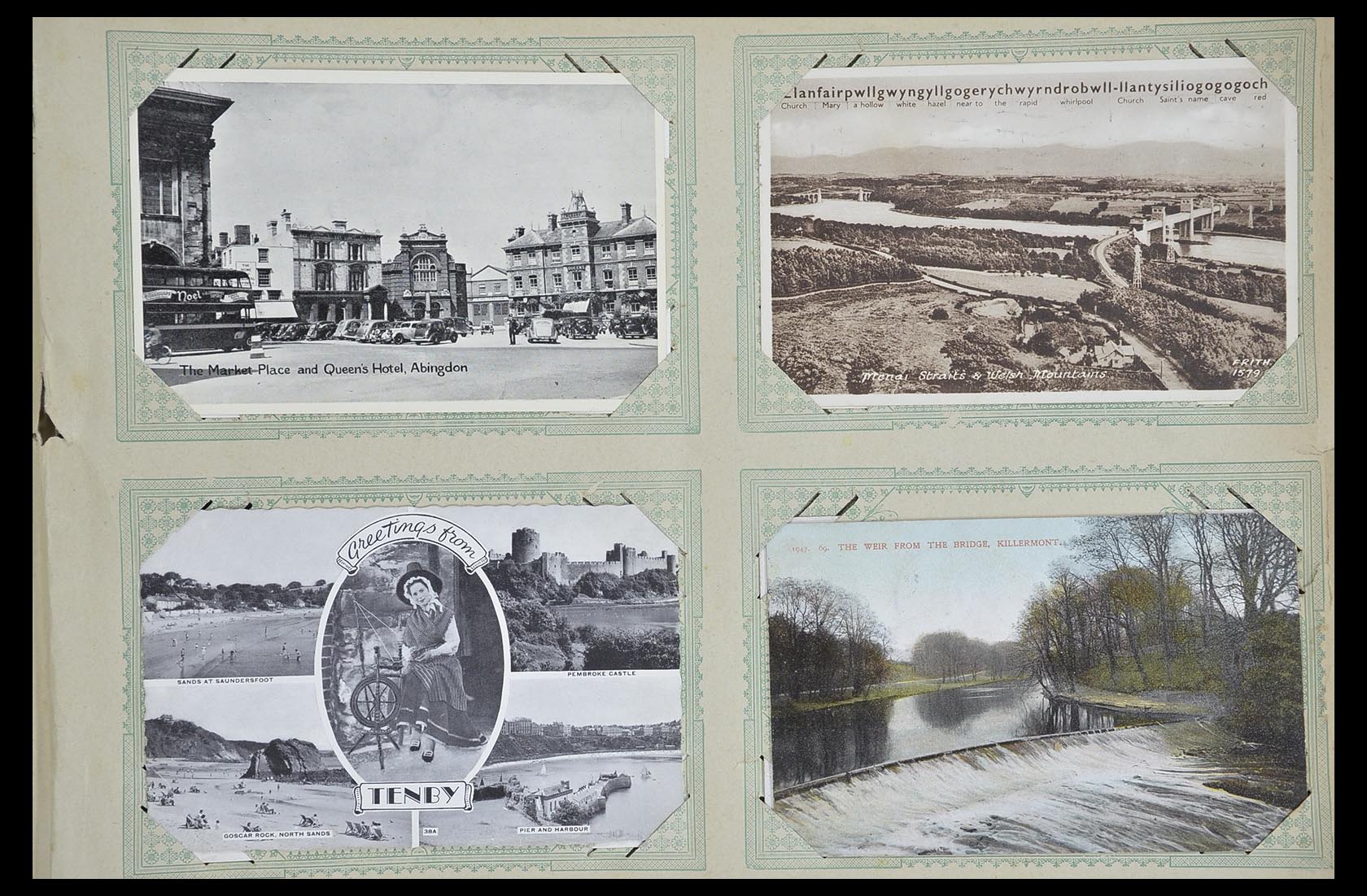 33633 037 - Postzegelverzameling 33633 Engeland ansichtkaarten 1900-1950.
