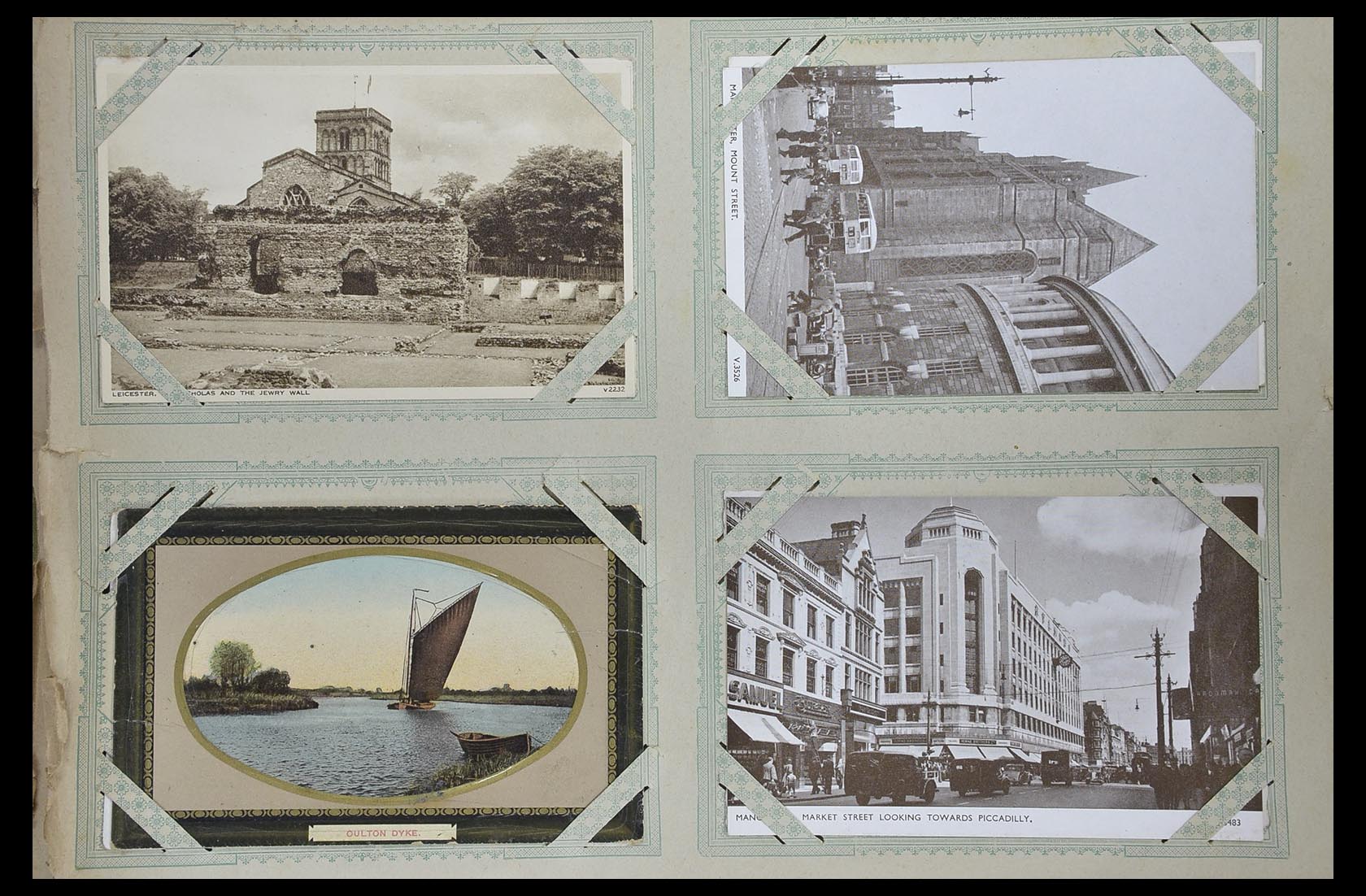 33633 038 - Postzegelverzameling 33633 Engeland ansichtkaarten 1900-1950.