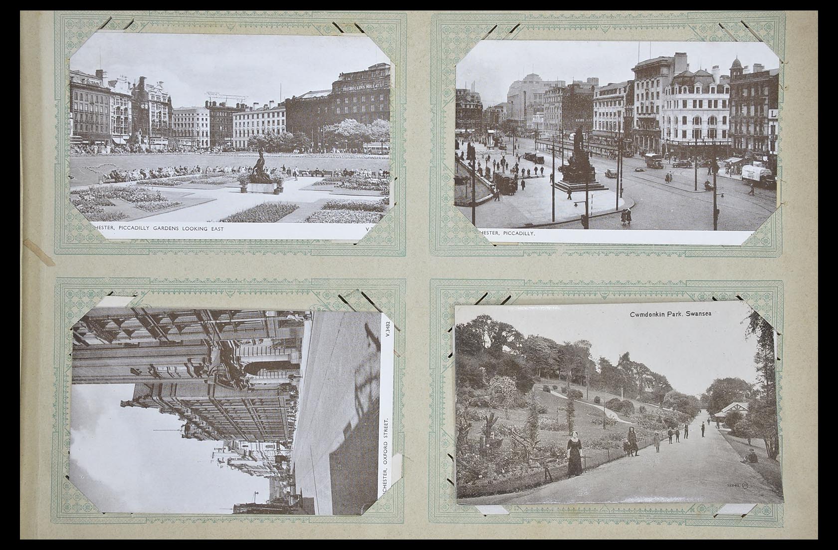 33633 039 - Postzegelverzameling 33633 Engeland ansichtkaarten 1900-1950.