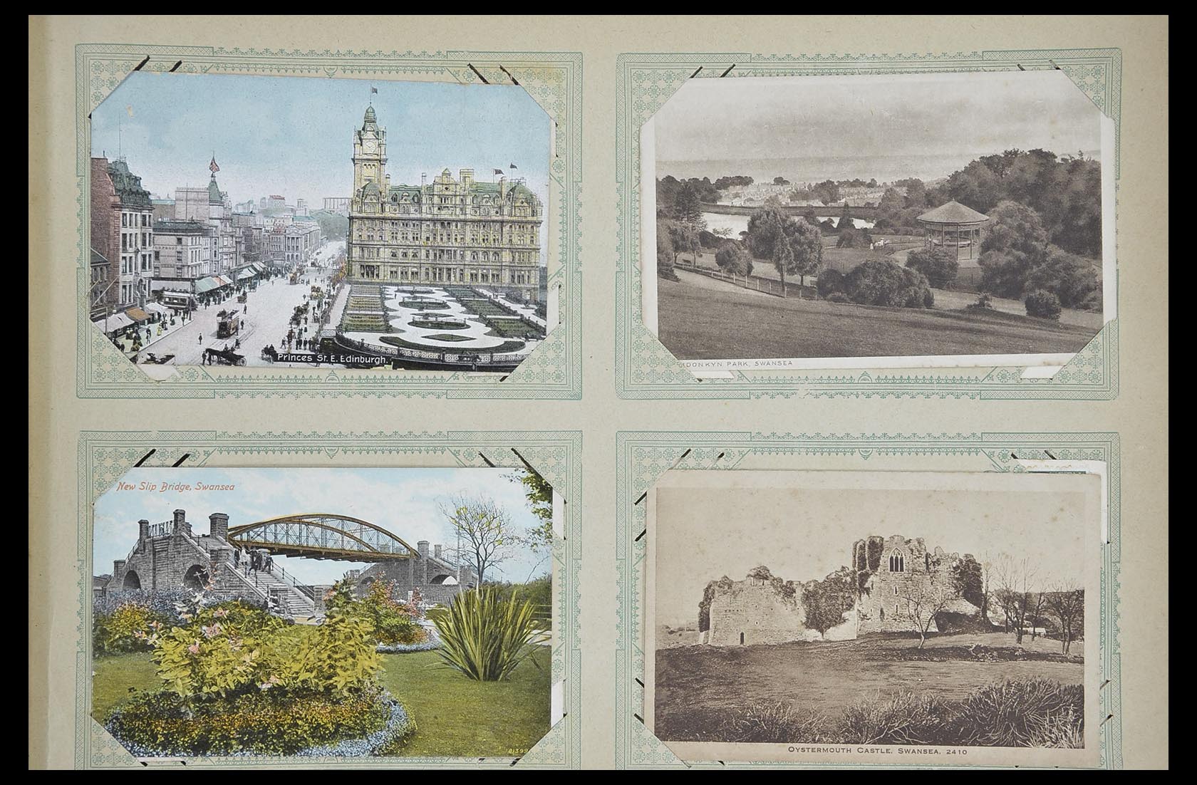 33633 041 - Postzegelverzameling 33633 Engeland ansichtkaarten 1900-1950.