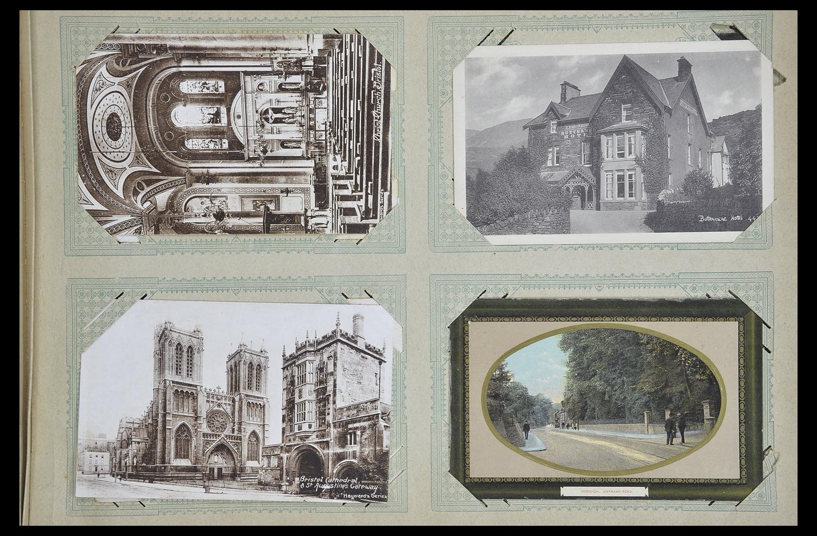 33633 043 - Postzegelverzameling 33633 Engeland ansichtkaarten 1900-1950.
