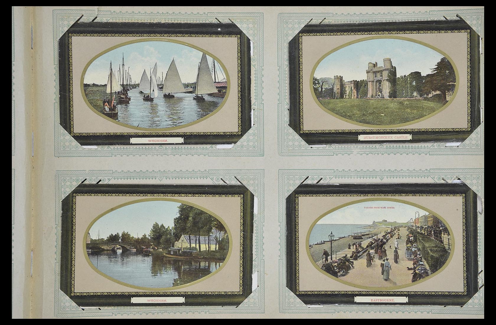 33633 045 - Postzegelverzameling 33633 Engeland ansichtkaarten 1900-1950.