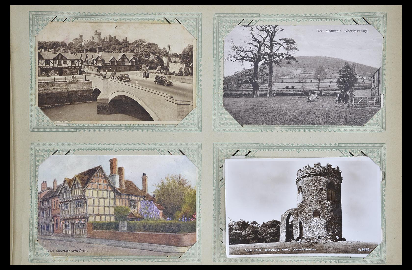33633 047 - Postzegelverzameling 33633 Engeland ansichtkaarten 1900-1950.