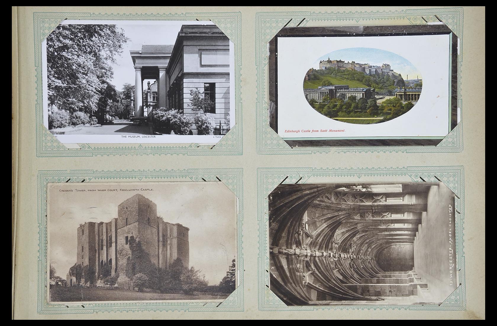 33633 051 - Postzegelverzameling 33633 Engeland ansichtkaarten 1900-1950.