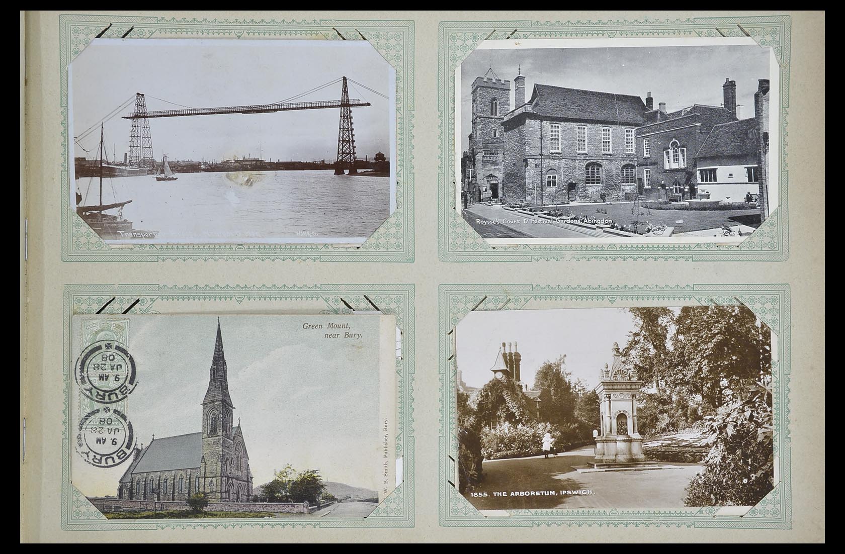 33633 053 - Postzegelverzameling 33633 Engeland ansichtkaarten 1900-1950.
