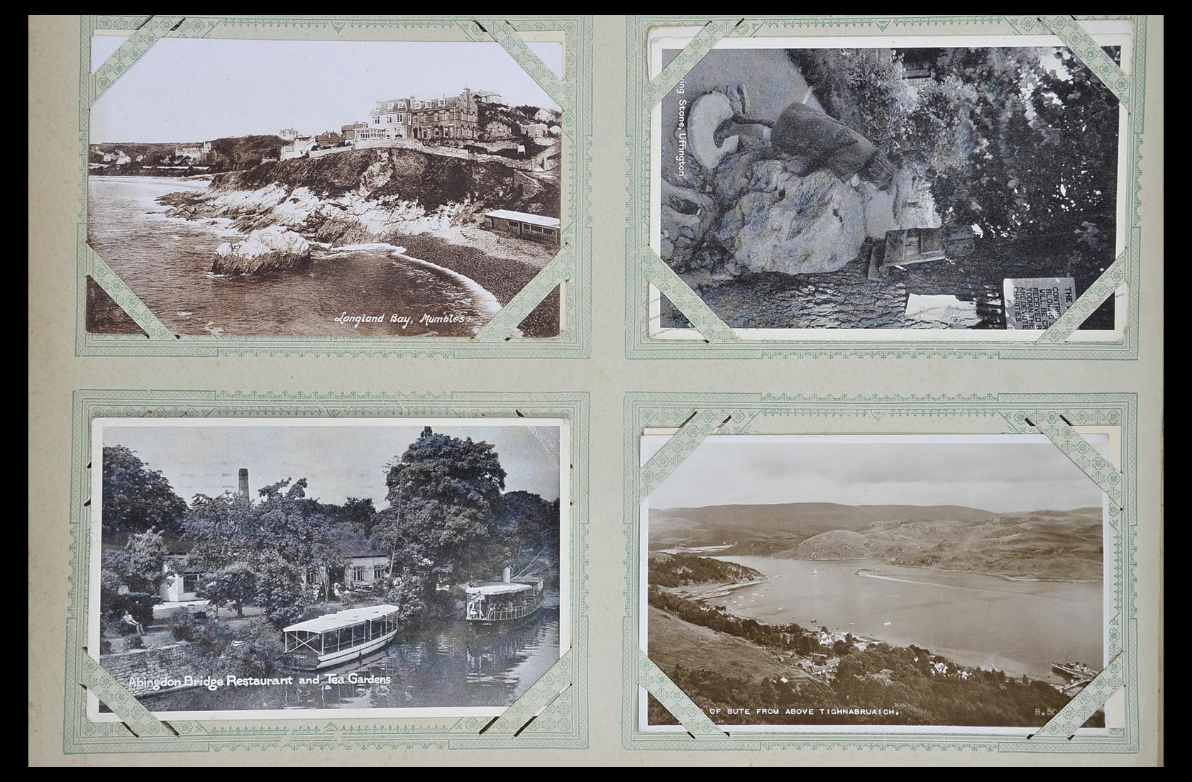 33633 056 - Postzegelverzameling 33633 Engeland ansichtkaarten 1900-1950.